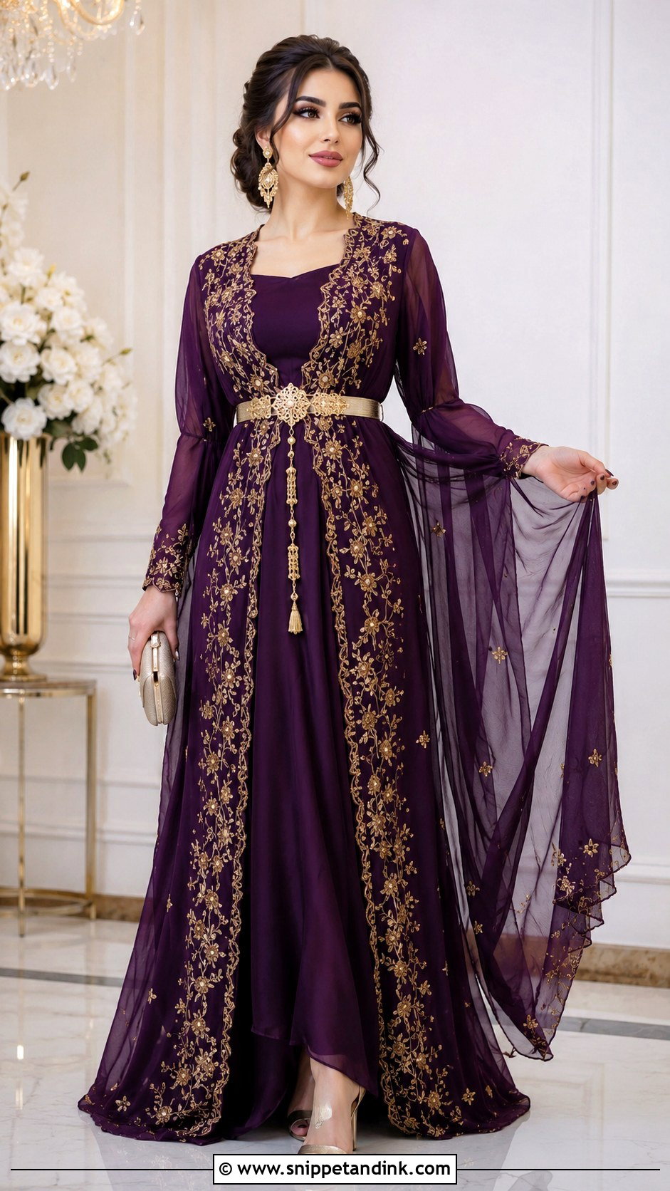 Purple Kurdish Wedding Dress - Snippet and Ink - 25 Kurdish Wedding Dress Ideas