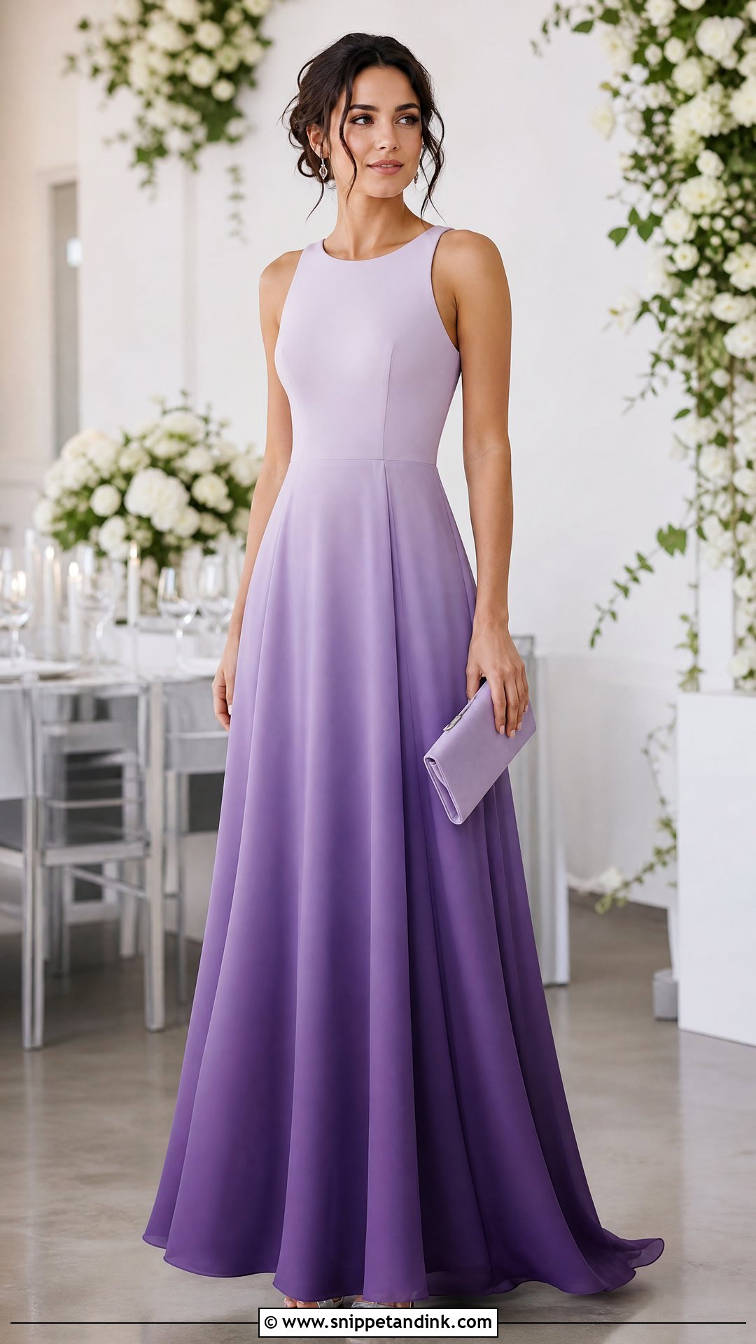 Purple Ombre Maid of Honor Dress - Snippet and Ink - 20 Purple Maid of Honor Dress Ideas