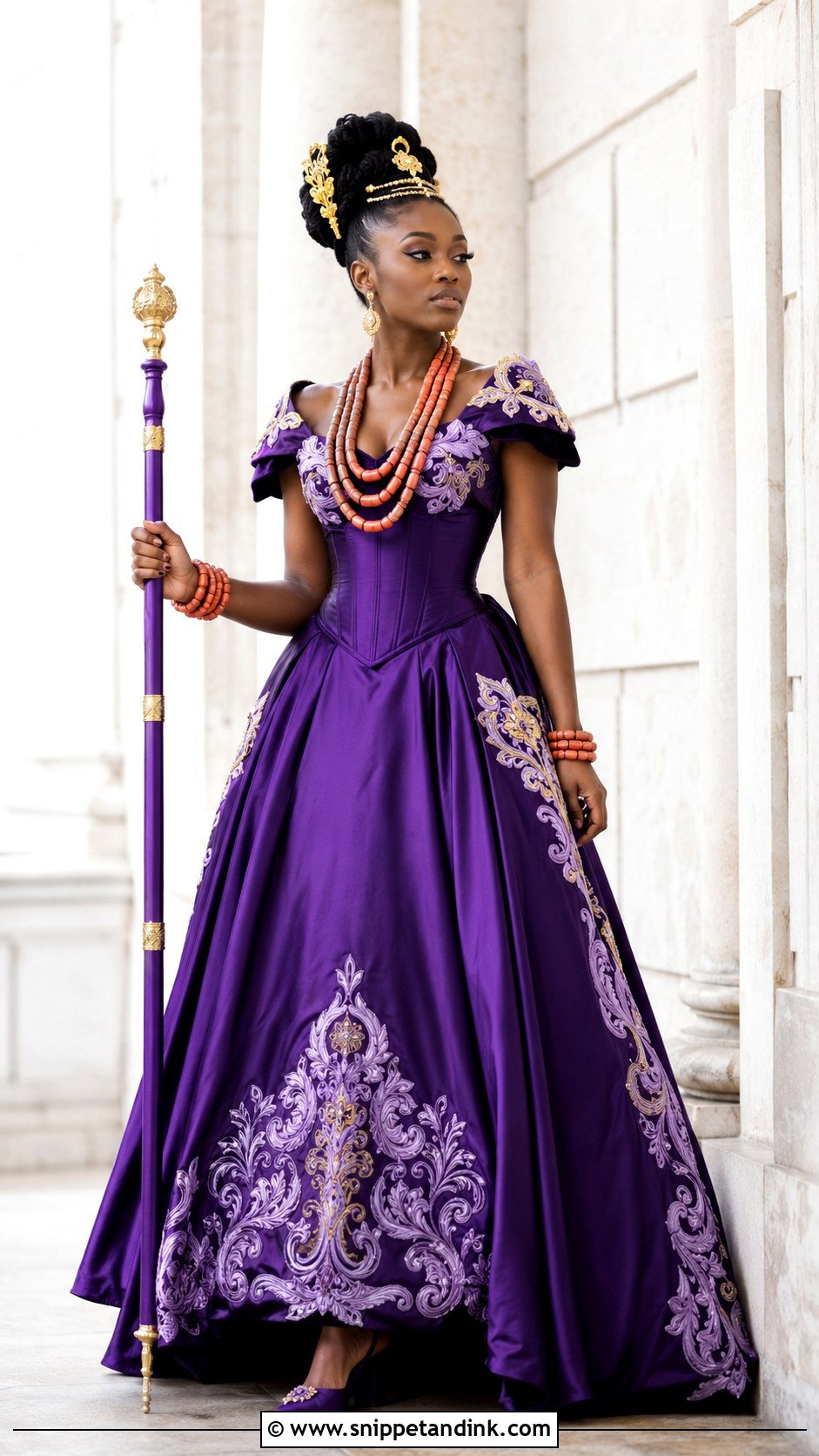 Purple Onyonyo Calabar Attire - Snippet and Ink - 20 Calabar Traditional Attire Ideas
