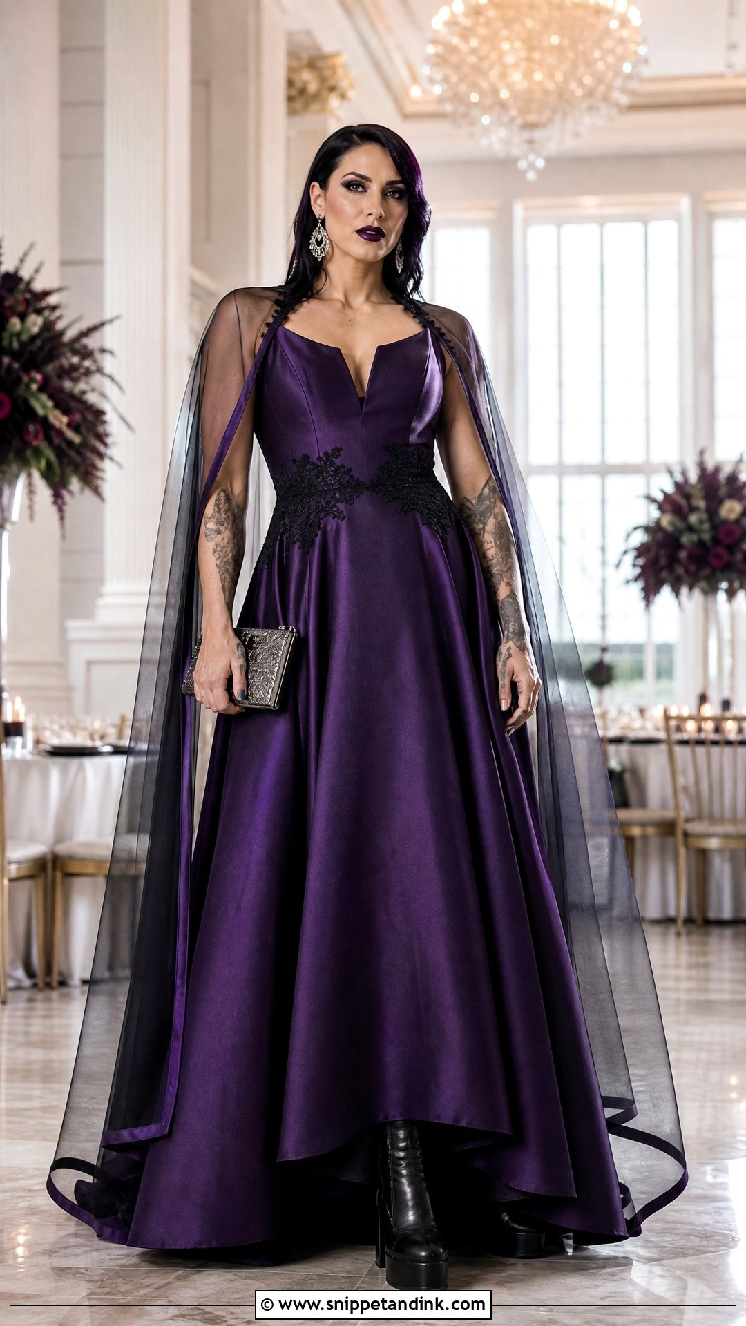 Purple Rhea Ripley Wedding Dress - Snippet and Ink - 20 Rhea Ripley Wedding Dress Ideas