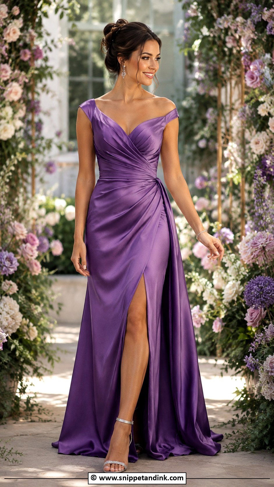 Purple Wedding Dress - Snippet and Ink - 30 Colored Wedding Dresses