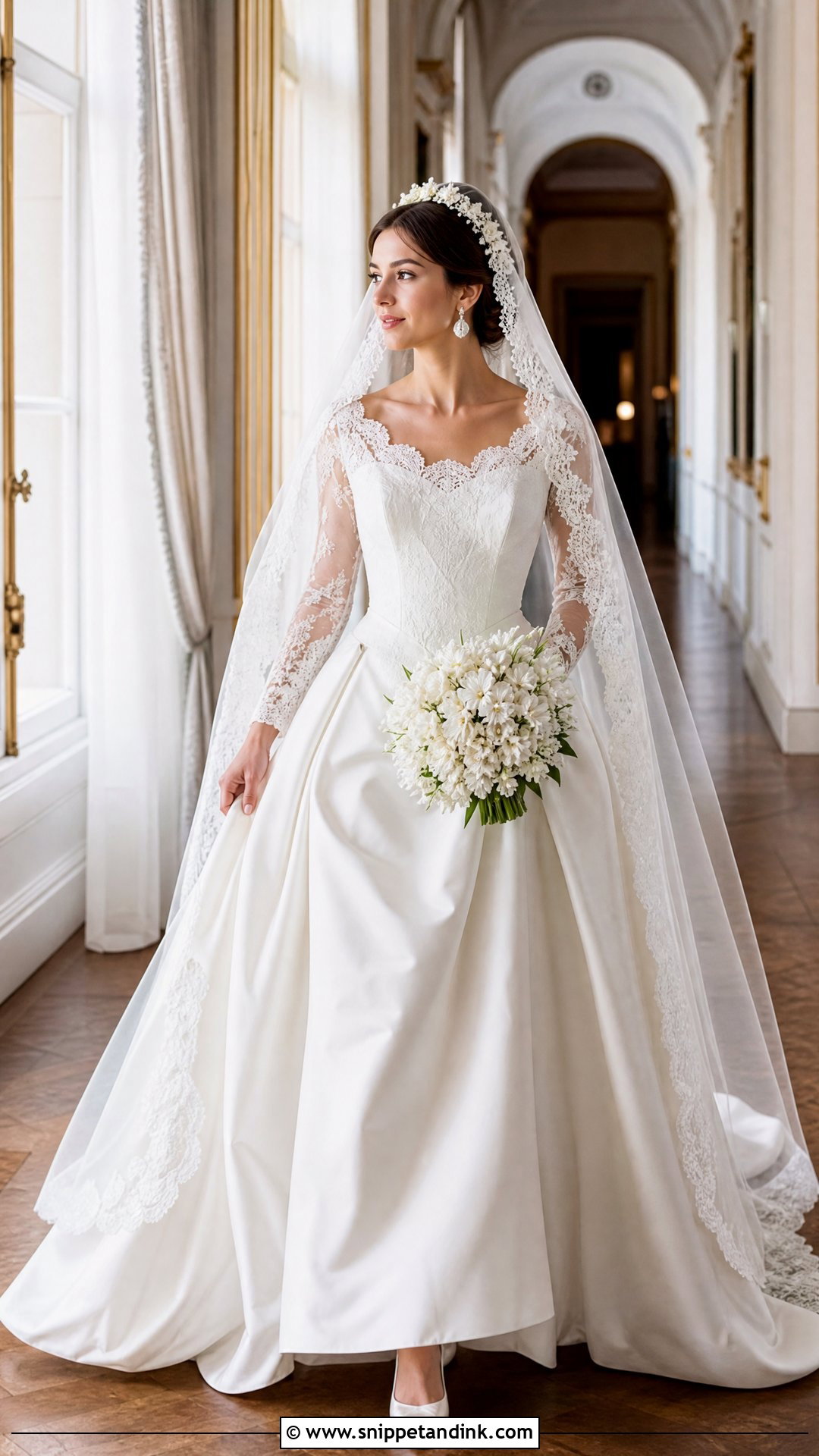 Queen Victoria Chapel Veil Wedding Dress - Snippet and Ink - 25 Queen Victoria Wedding Dress Ideas