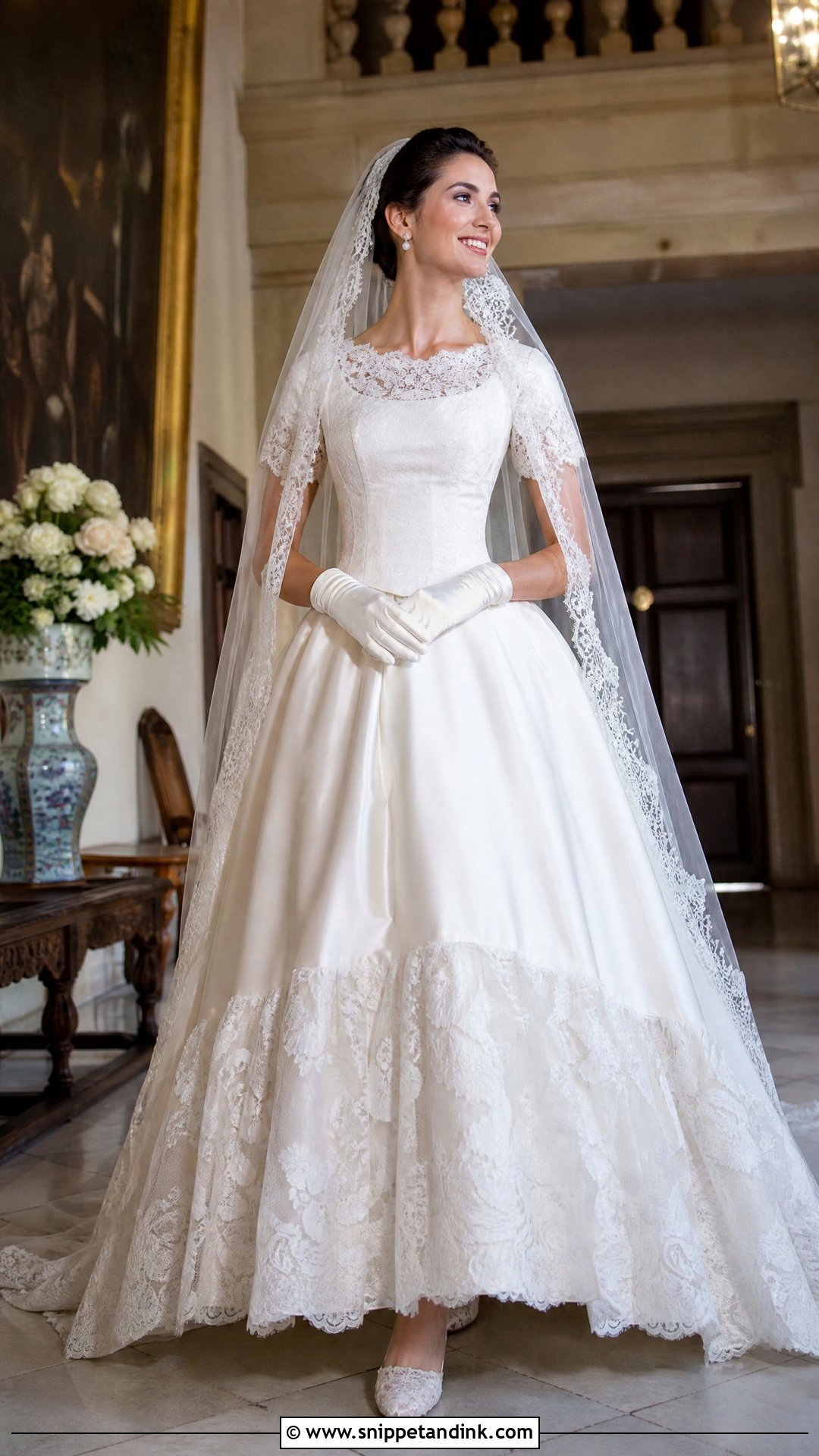 Queen Victoria Honiton Lace Wedding Dress - Snippet and Ink - 25 Queen Victoria Wedding Dress Ideas