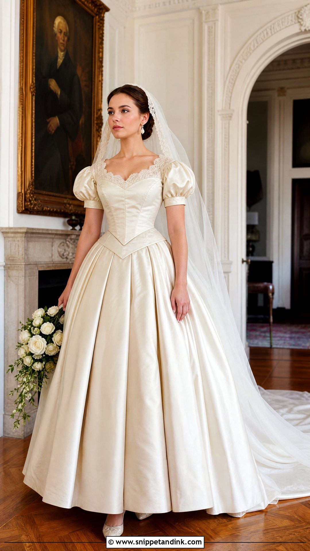 Queen Victoria Inspired Wedding Dress - Snippet and Ink - 20 Victorian Wedding Dresses
