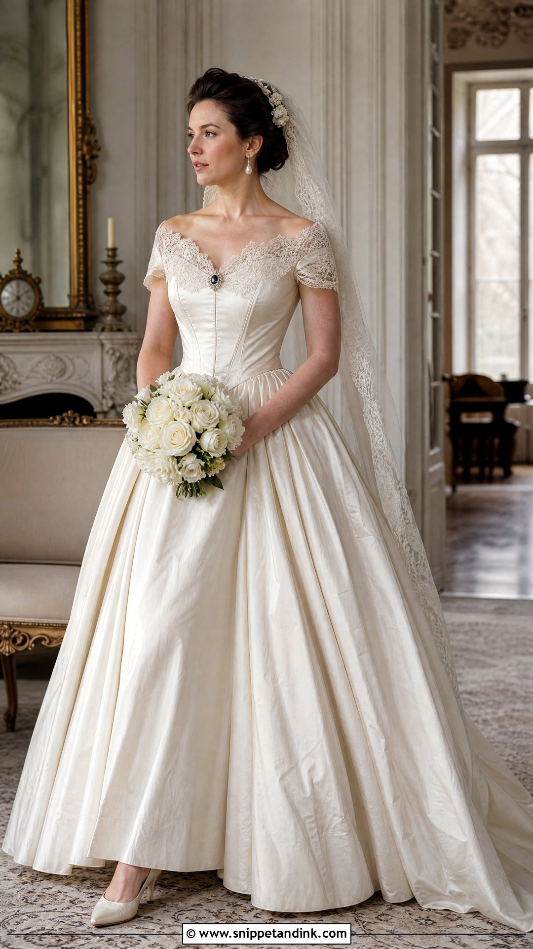 Queen Victoria Ivory Wedding Dress - Snippet and Ink - 25 Queen Victoria Wedding Dress Ideas