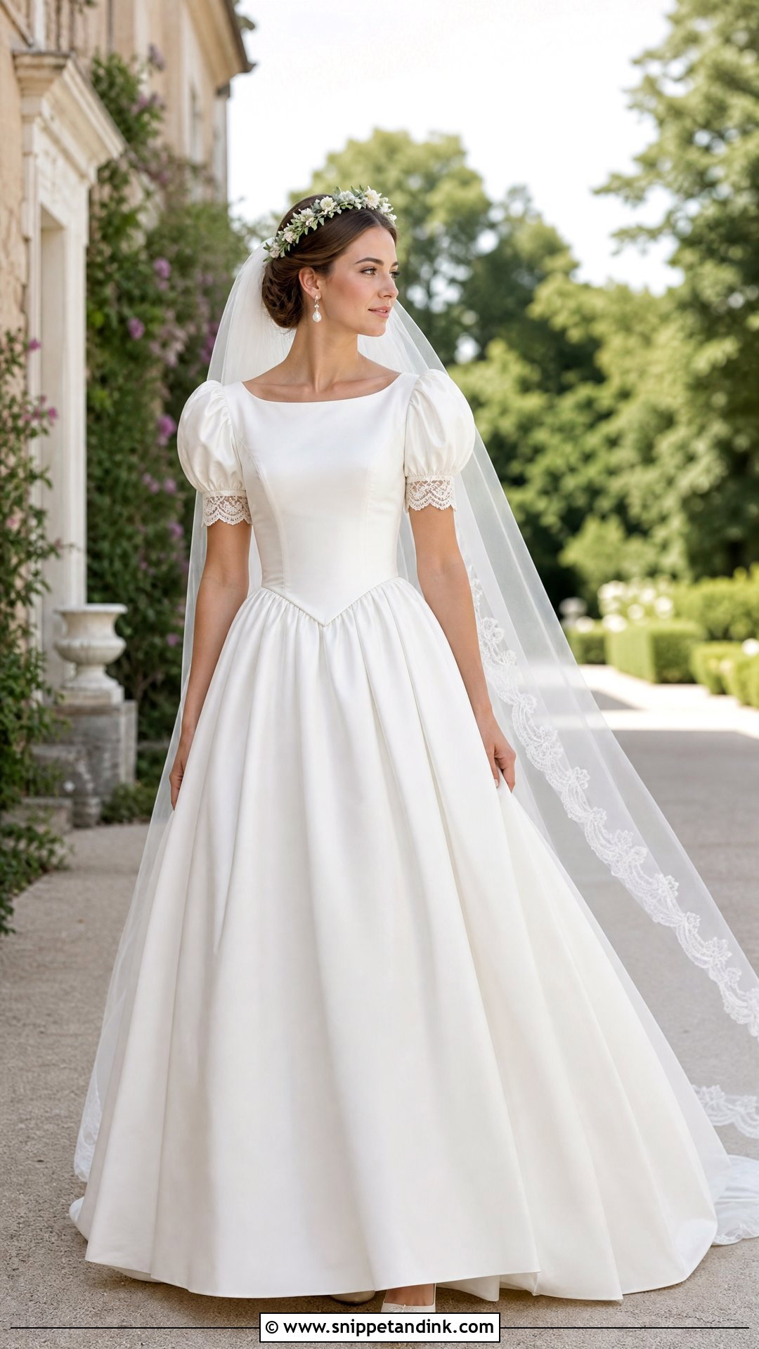 Queen Victoria Puff Sleeve Wedding Dress - Snippet and Ink - 25 Queen Victoria Wedding Dress Ideas