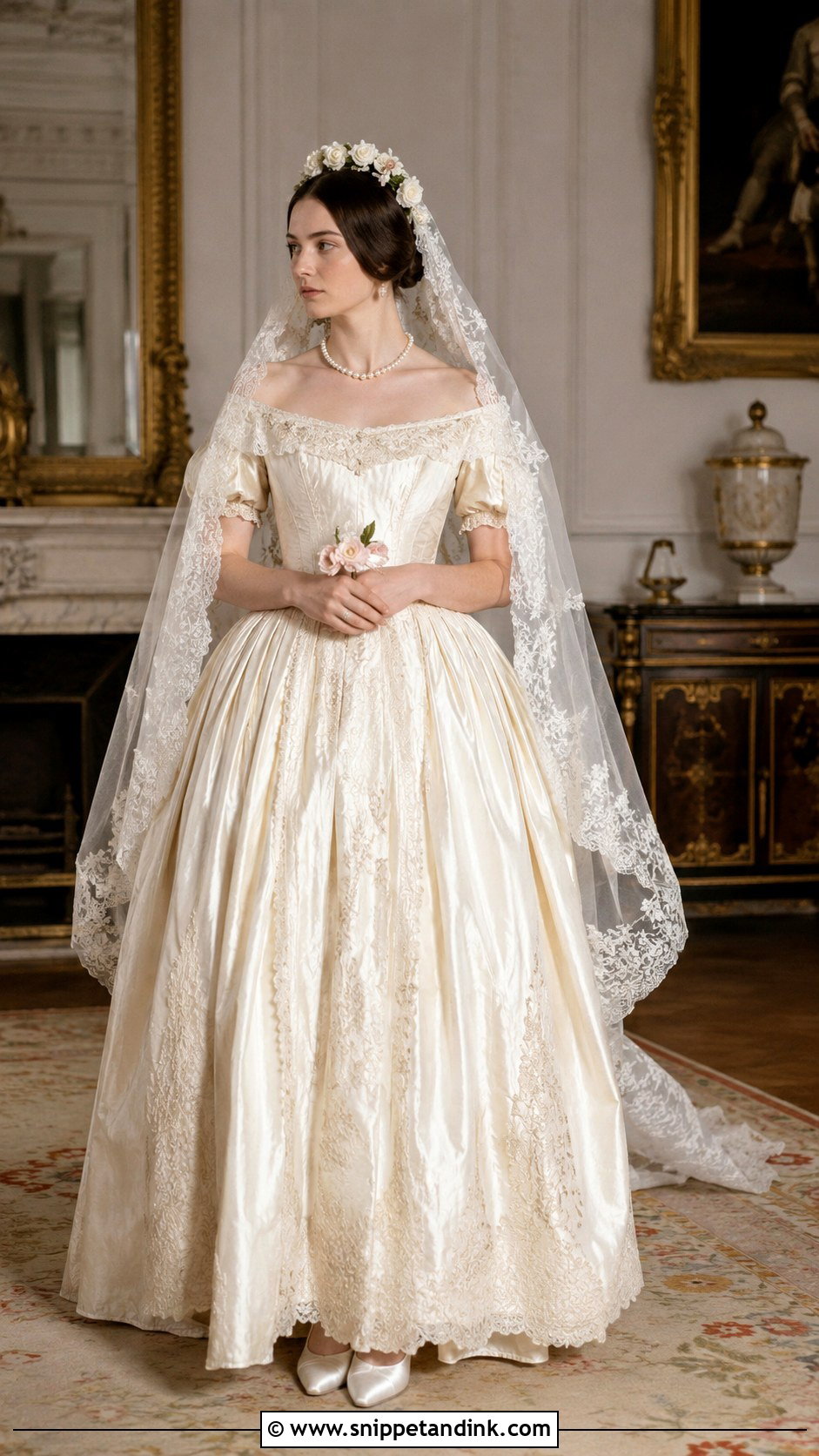 Queen Victoria Royal Wedding Dress - Snippet and Ink - 25 Royal Wedding Dresses