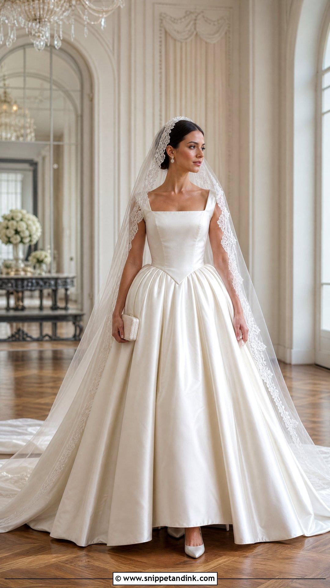 Queen Victoria Silk Ball Gown Wedding Dress - Snippet and Ink - 25 Queen Victoria Wedding Dress Ideas