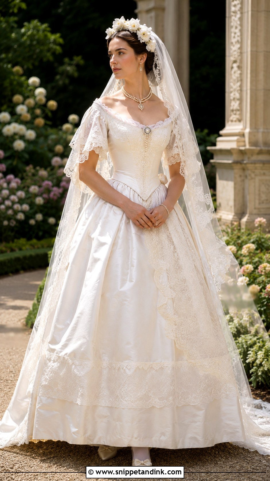 Queen Victoria Wedding Dress - Snippet and Ink - 25 Historical Wedding Dresses