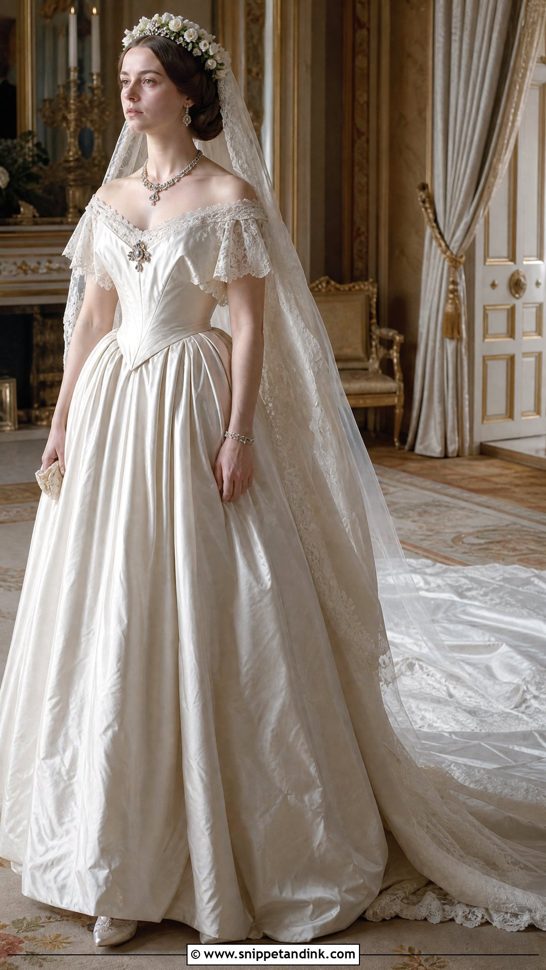 Queen Victoria Wedding Dress - Snippet and Ink - 25 Famous Wedding Dresses