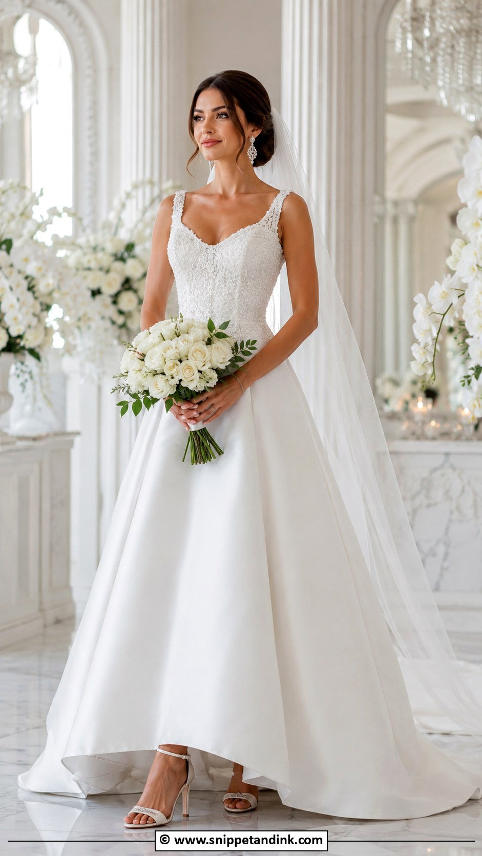 Queen Wedding Dress With Beaded Bodice - Snippet and Ink - 30 Queen Wedding Dress Ideas