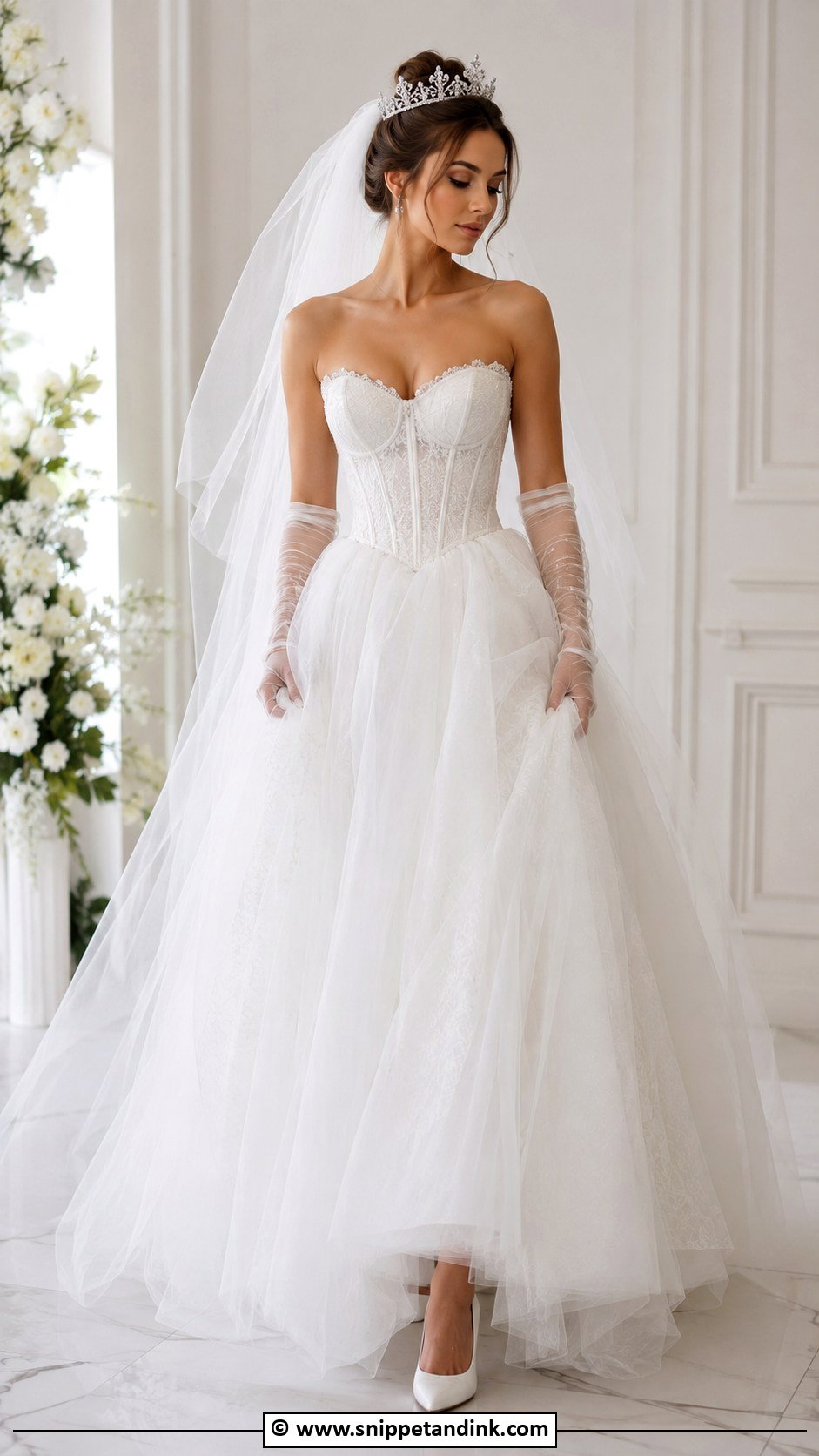 Queen Wedding Dress With Corset Bodice - Snippet and Ink - 30 Queen Wedding Dress Ideas