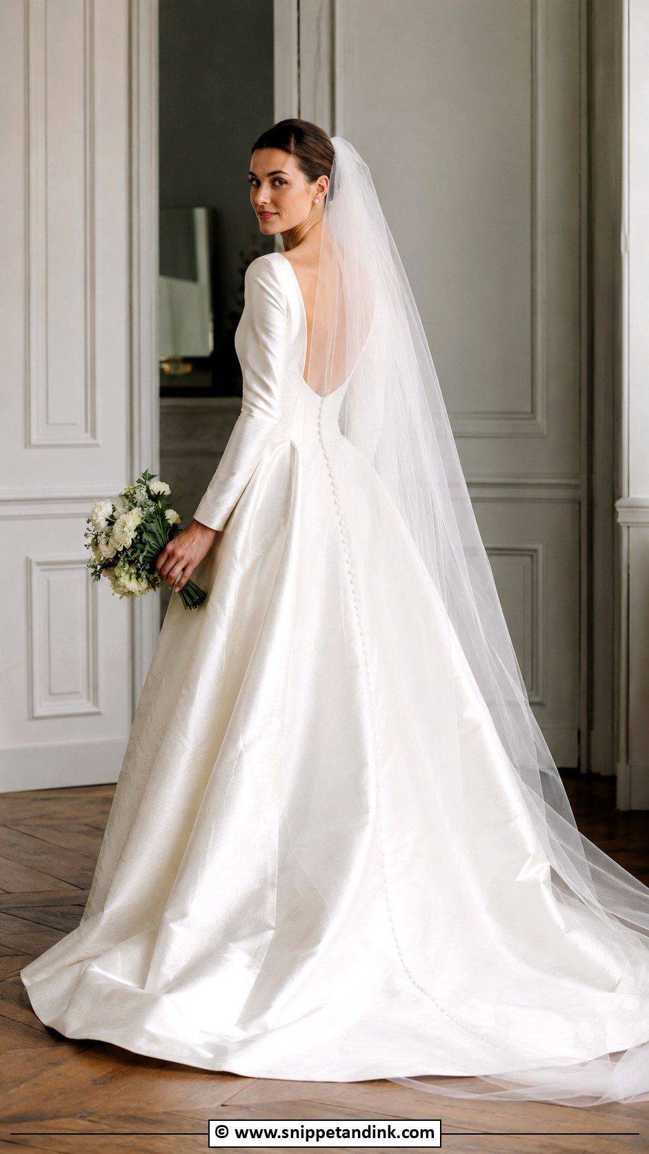 Queen Wedding Dress With Silk Dupioni Skirt - Snippet and Ink - 30 Queen Wedding Dress Ideas
