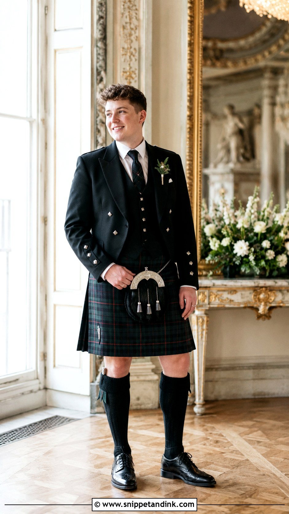 Queer Wedding Kilt Outfit - Snippet and Ink - 25 Queer Wedding Outfit Ideas