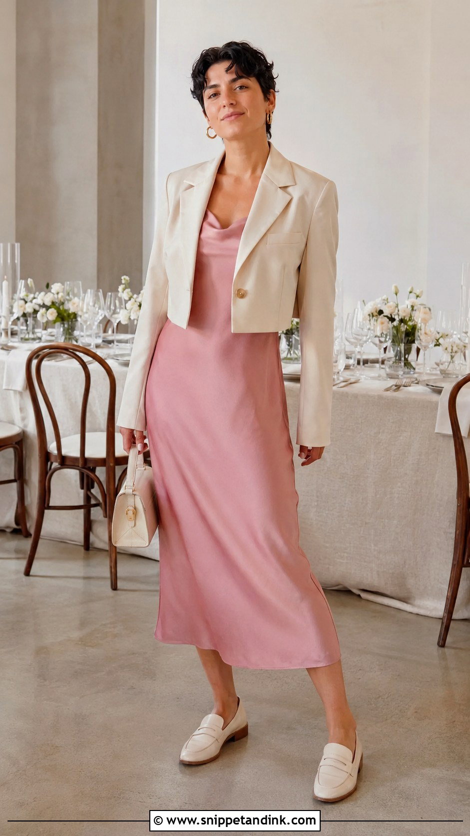 Queer Wedding Midi Dress Outfit - Snippet and Ink - 25 Queer Wedding Outfit Ideas