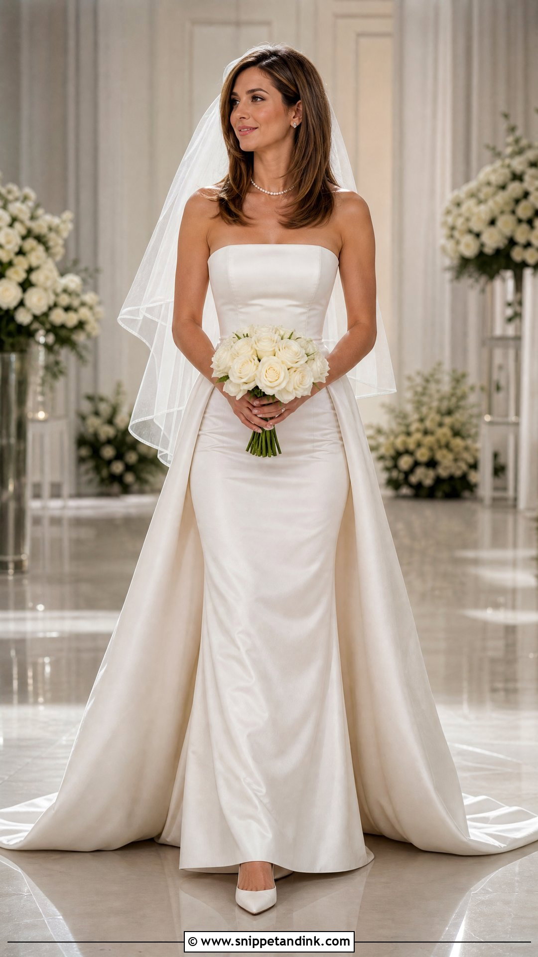 Rachel Green Strapless Wedding Dress - Snippet and Ink - 20 Rachel Green Wedding Dress Ideas