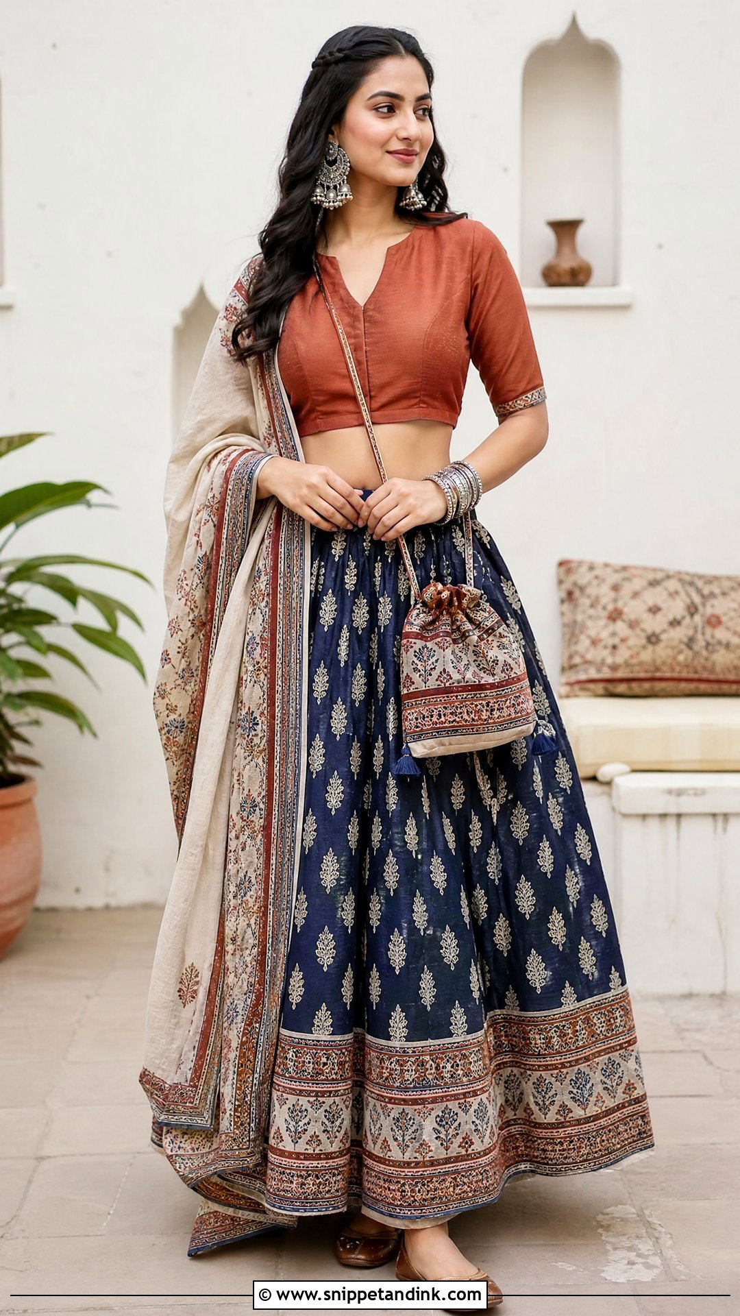 Rajasthani Block Print Lehenga - Snippet and Ink - 20 Rajasthani Lengha Ideas