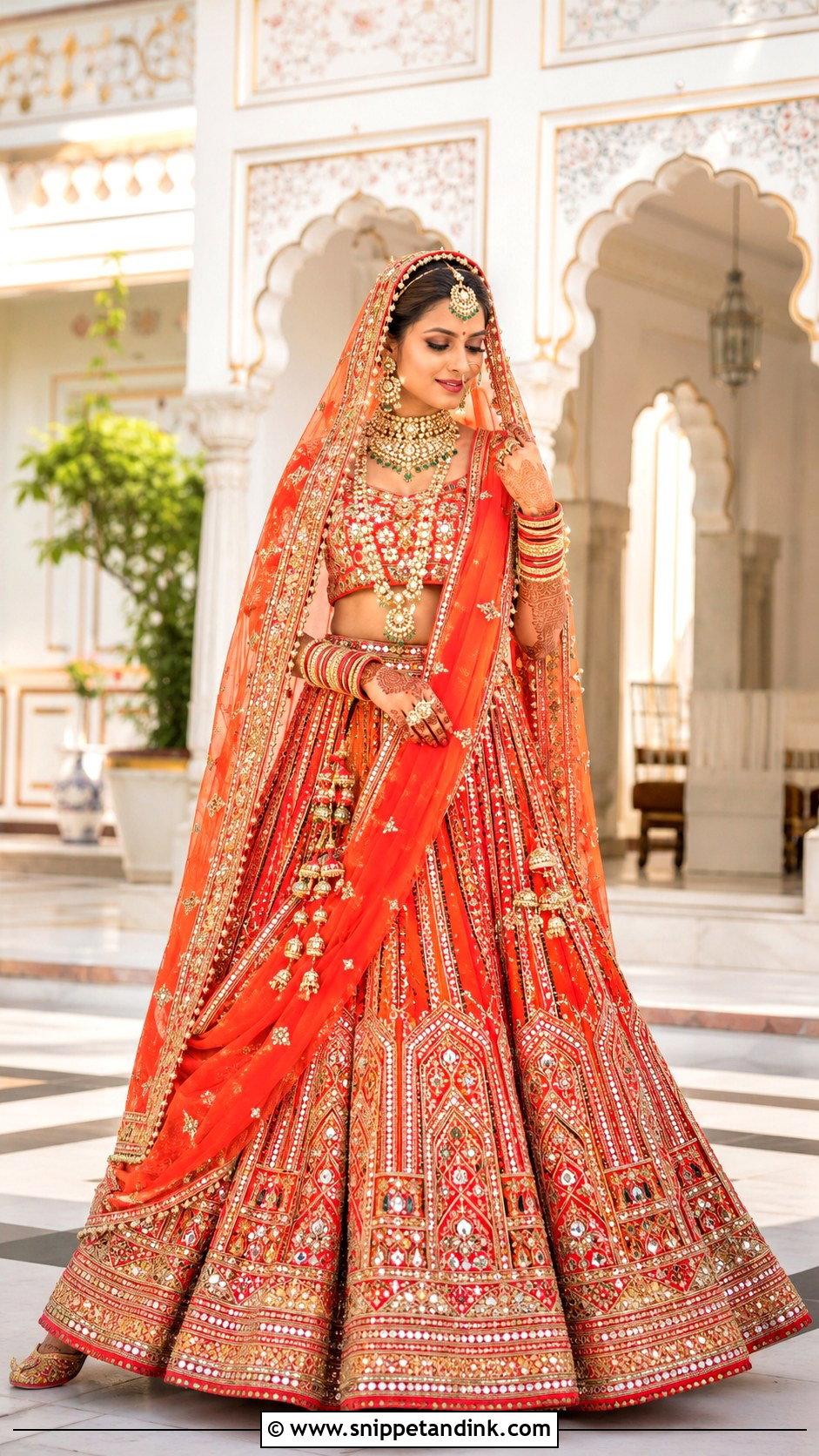 Rajasthani Bridal Lehenga - Snippet and Ink - 25 Bride Traditional Outfit Ideas