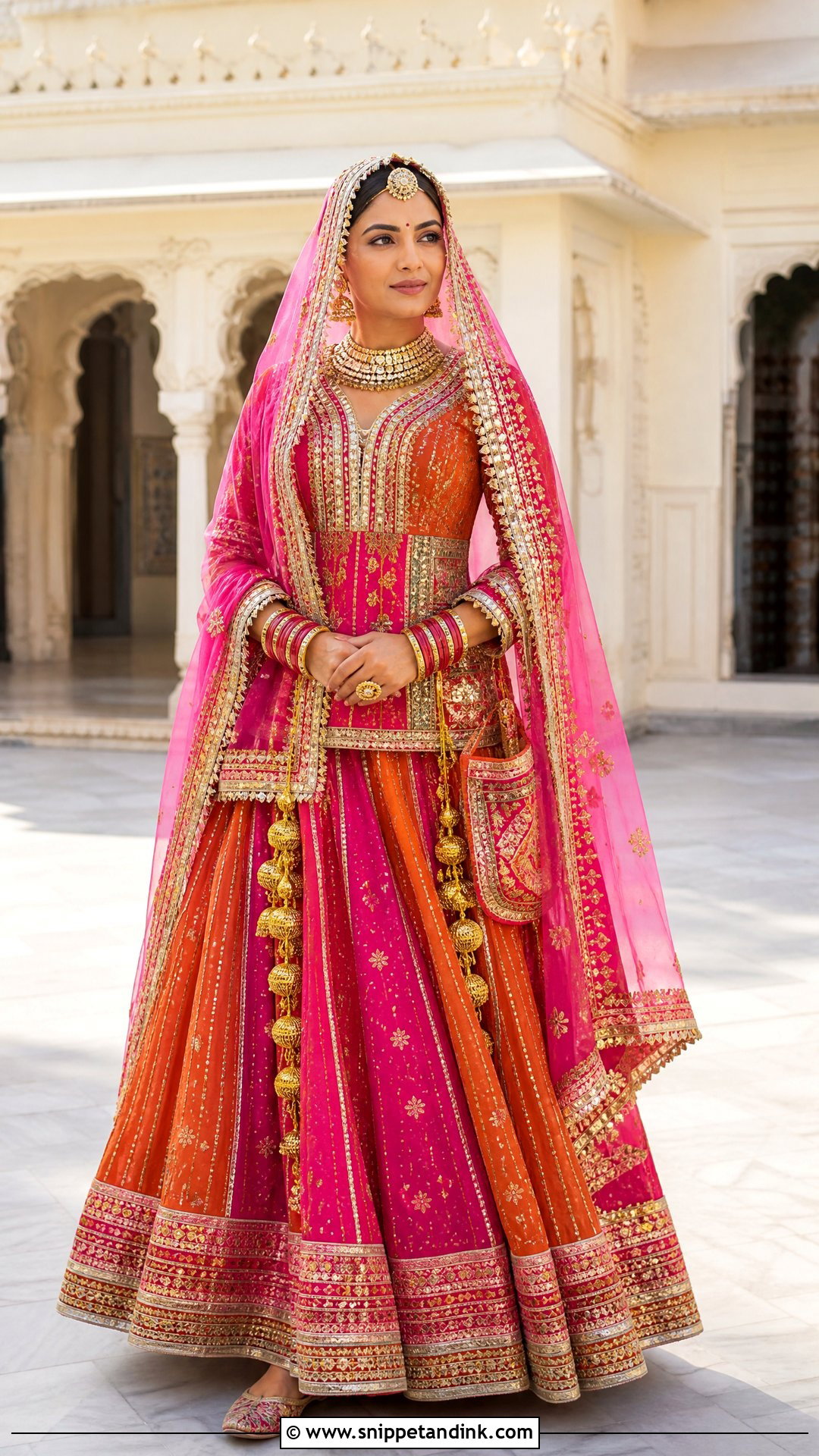 Rajasthani Poshak Wedding Look - Snippet and Ink - 25 Traditional Dress for Wedding Ideas