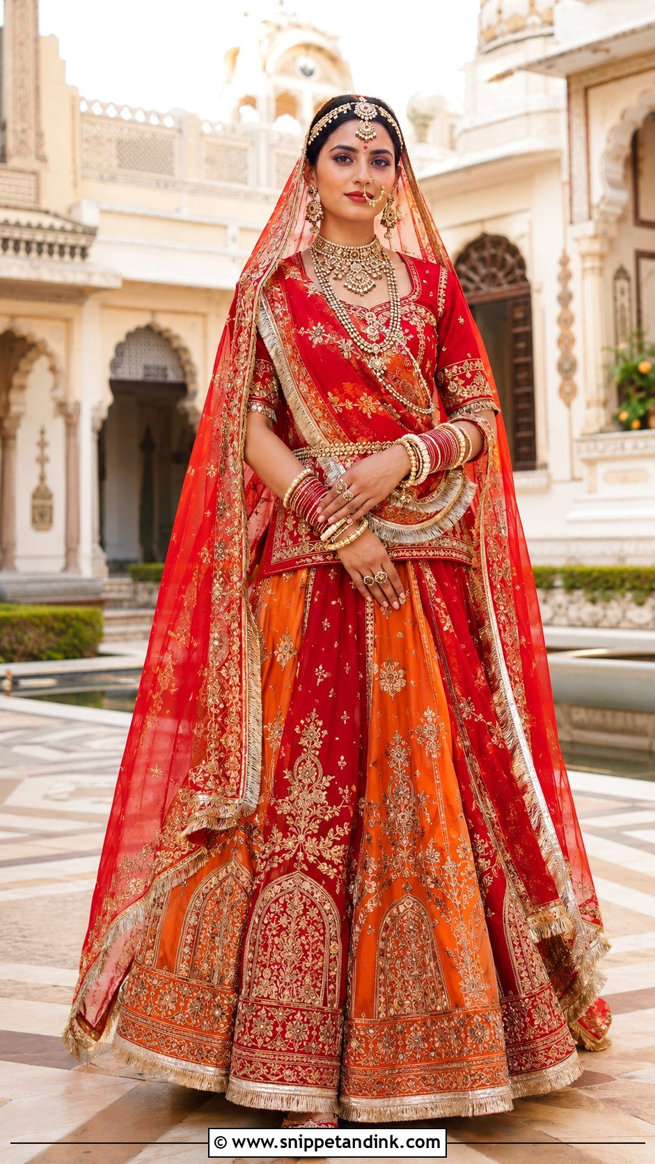 Rajasthani Rajputi Poshak - Snippet and Ink - 20 Bridal Traditional Outfit Ideas