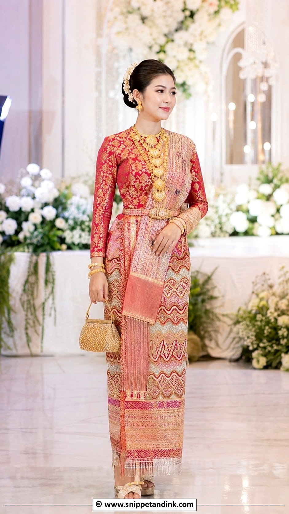 Rakhine Wedding Dress - Snippet and Ink - 25 Myanmar Wedding Dress Ideas
