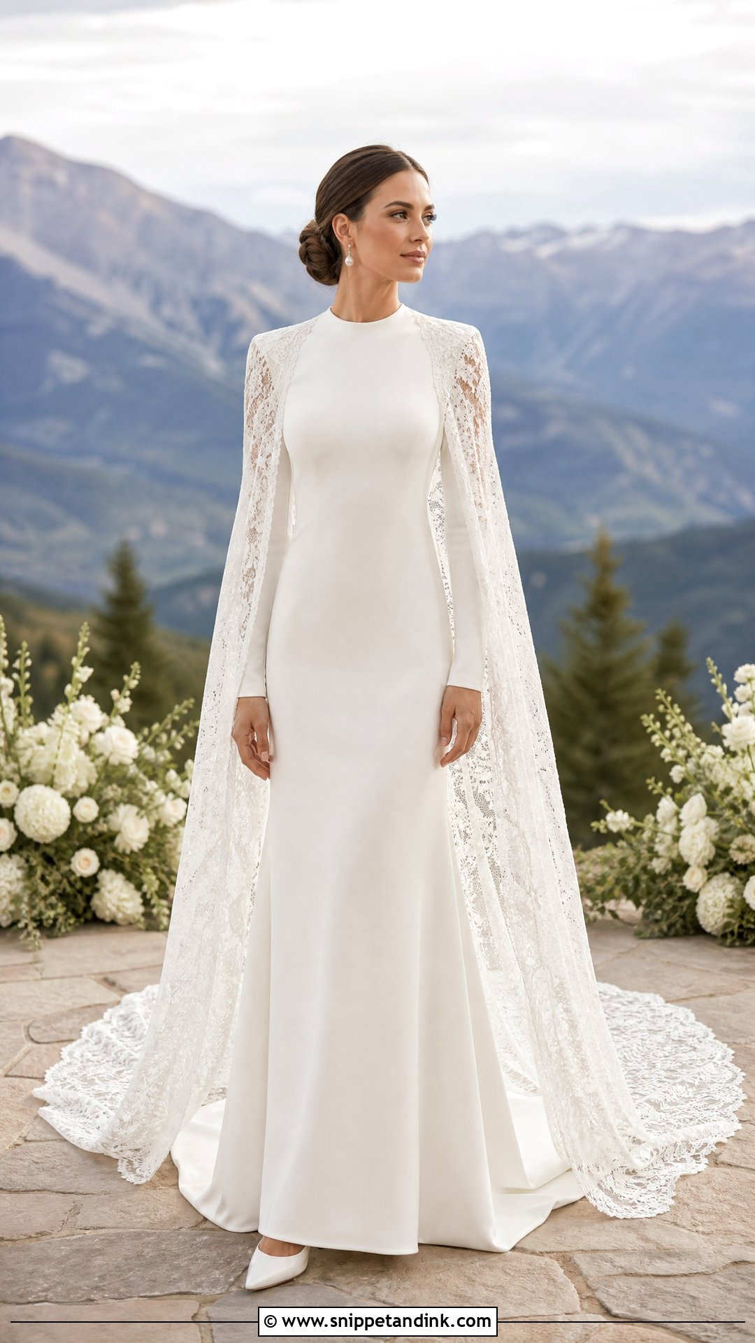 Ralph Lauren Wedding Dress With Cape - Snippet and Ink - 25 Ralph Lauren Wedding Dress Ideas