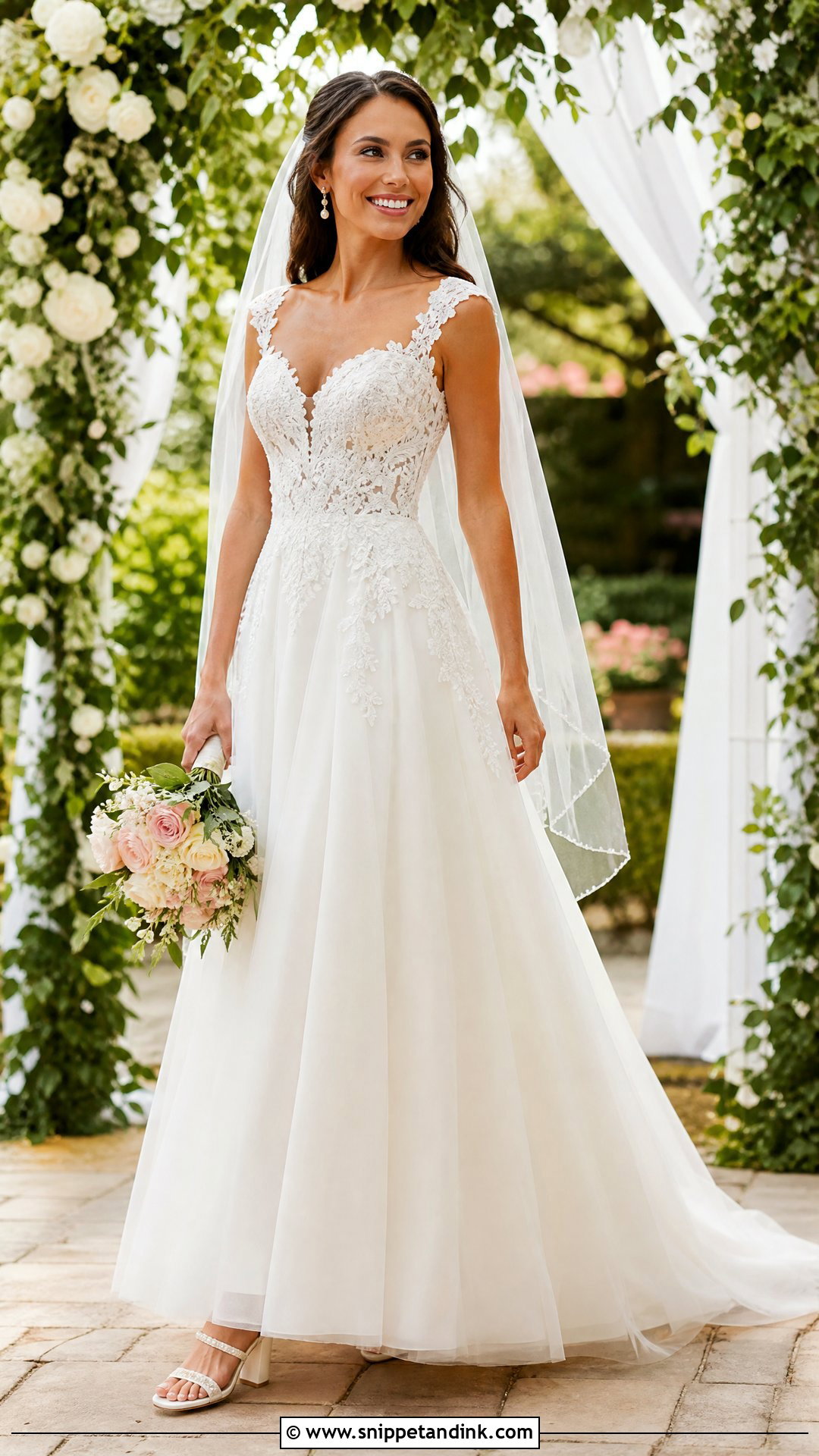 Randy Fenoli A Line Wedding Dress - Snippet and Ink - 25 Randy Fenoli Wedding Dress Ideas