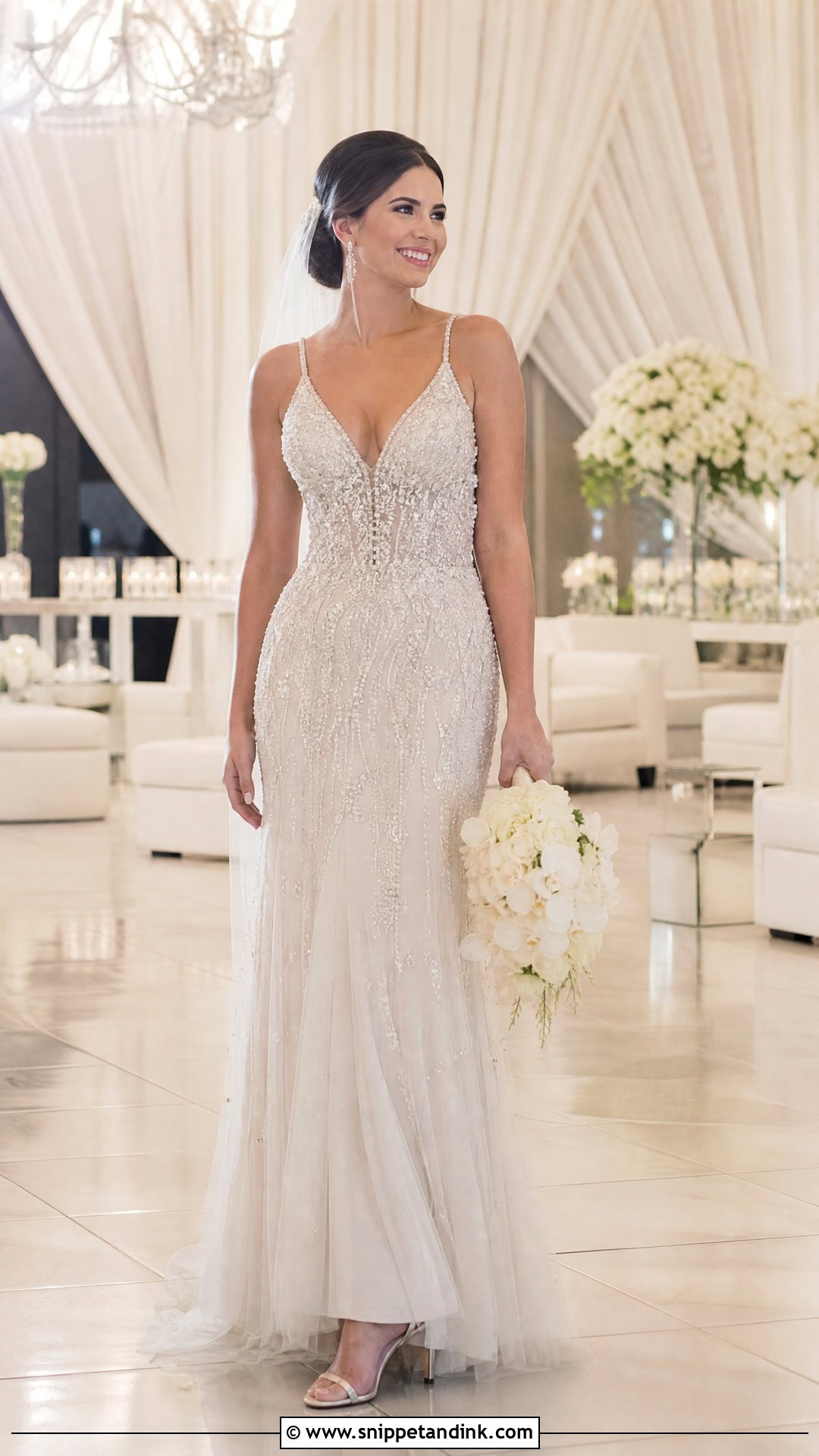 Randy Fenoli Beaded Wedding Dress - Snippet and Ink - 25 Randy Fenoli Wedding Dress Ideas