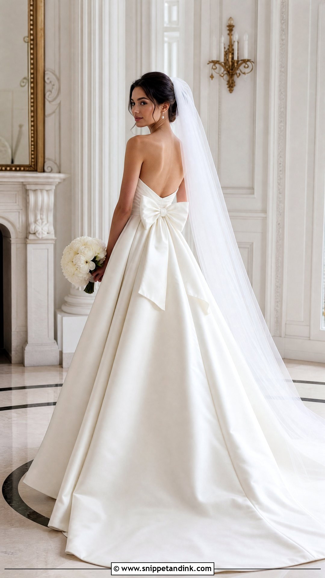 Randy Fenoli Bow Wedding Dress - Snippet and Ink - 25 Randy Fenoli Wedding Dress Ideas