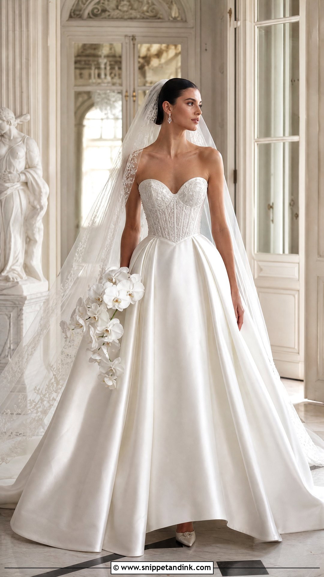 Randy Fenoli Corset Silk Ball Gown - Snippet and Ink - 20 Randy Fenoli Wedding Dress Collection Ideas