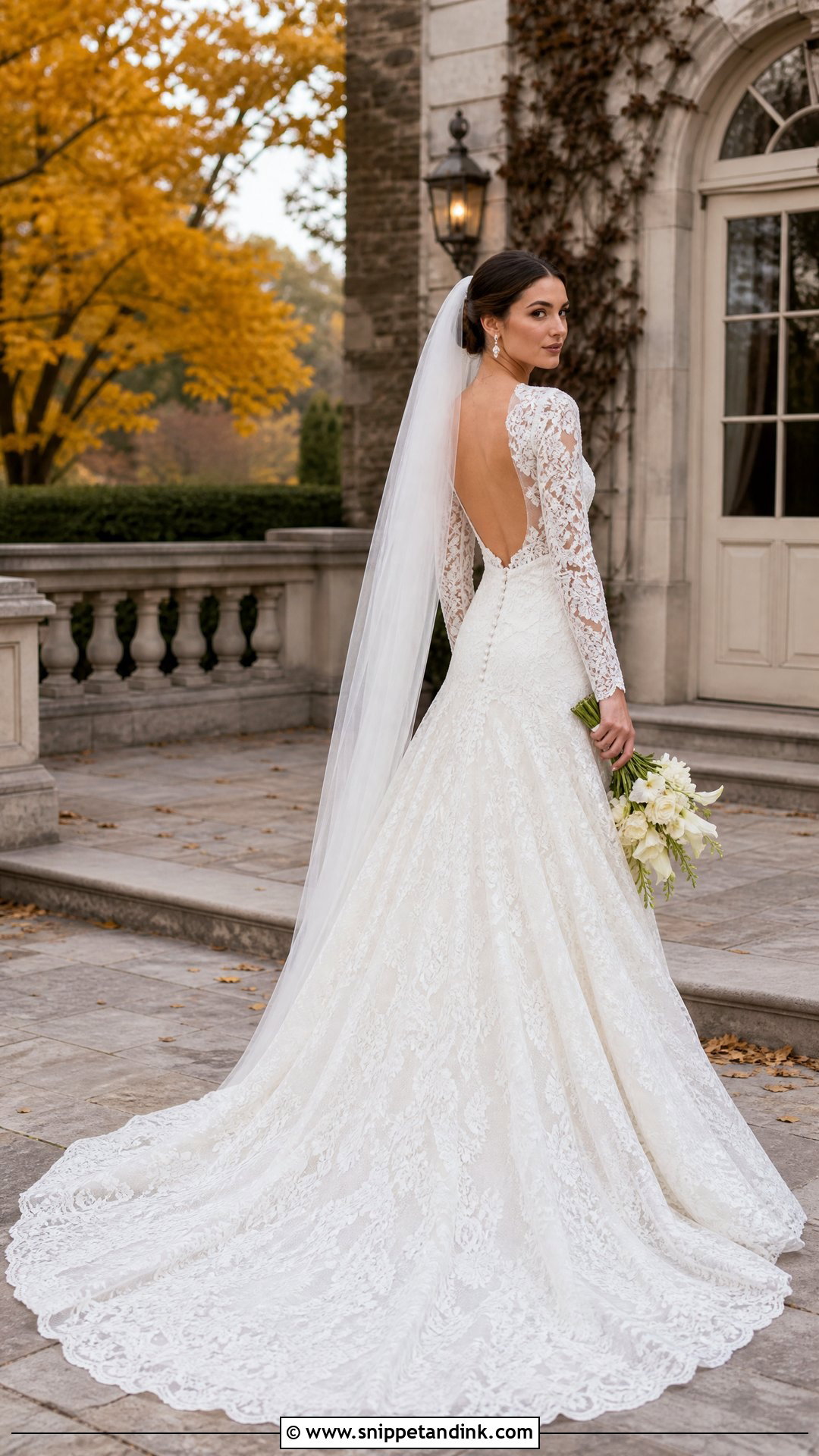 Randy Fenoli Long Sleeve Fit And Flare Wedding Dress - Snippet and Ink - 20 Randy Fenoli Wedding Dress Collection Ideas
