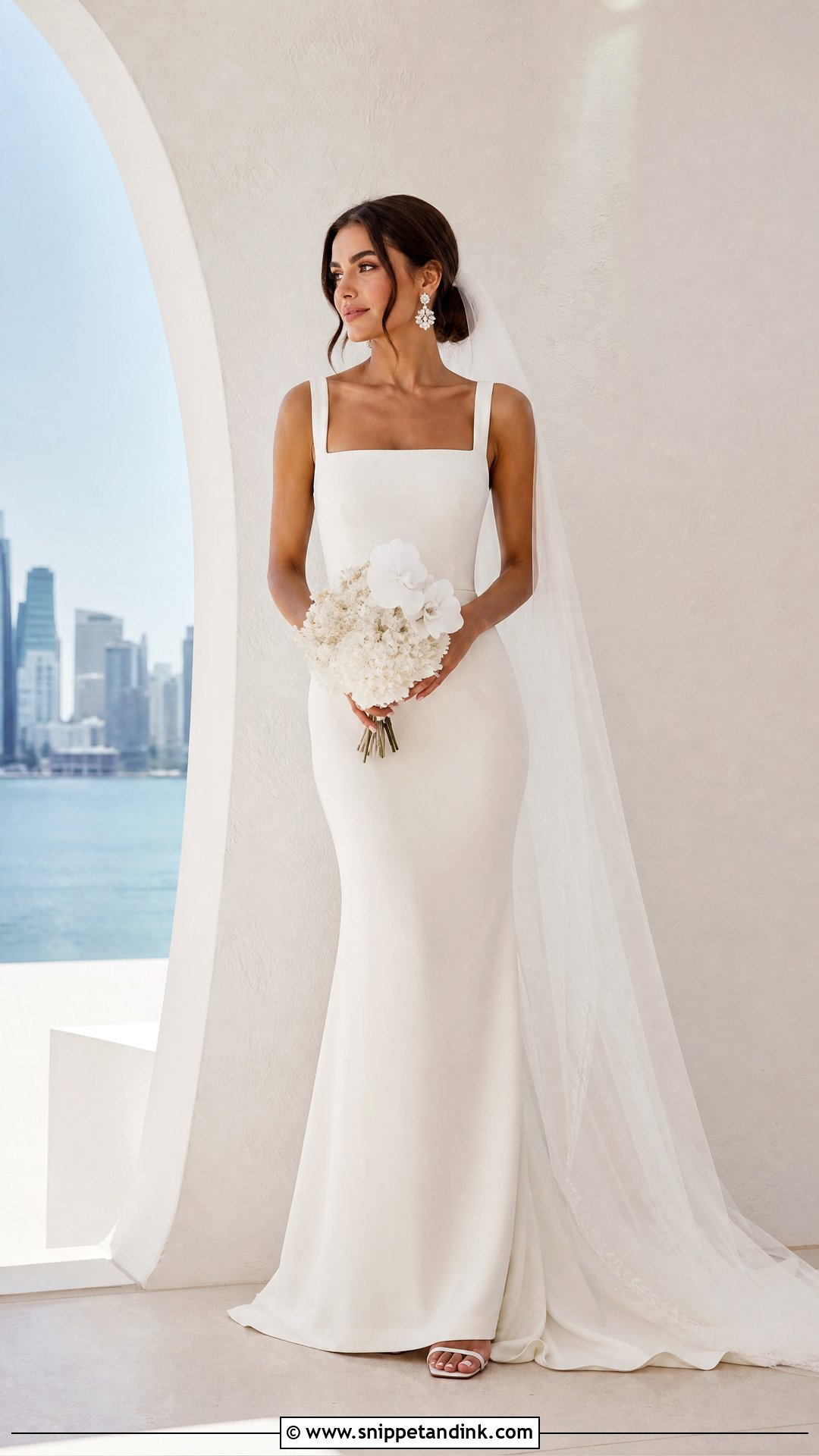 Randy Fenoli Sheath Wedding Dress - Snippet and Ink - 25 Randy Fenoli Wedding Dress Ideas