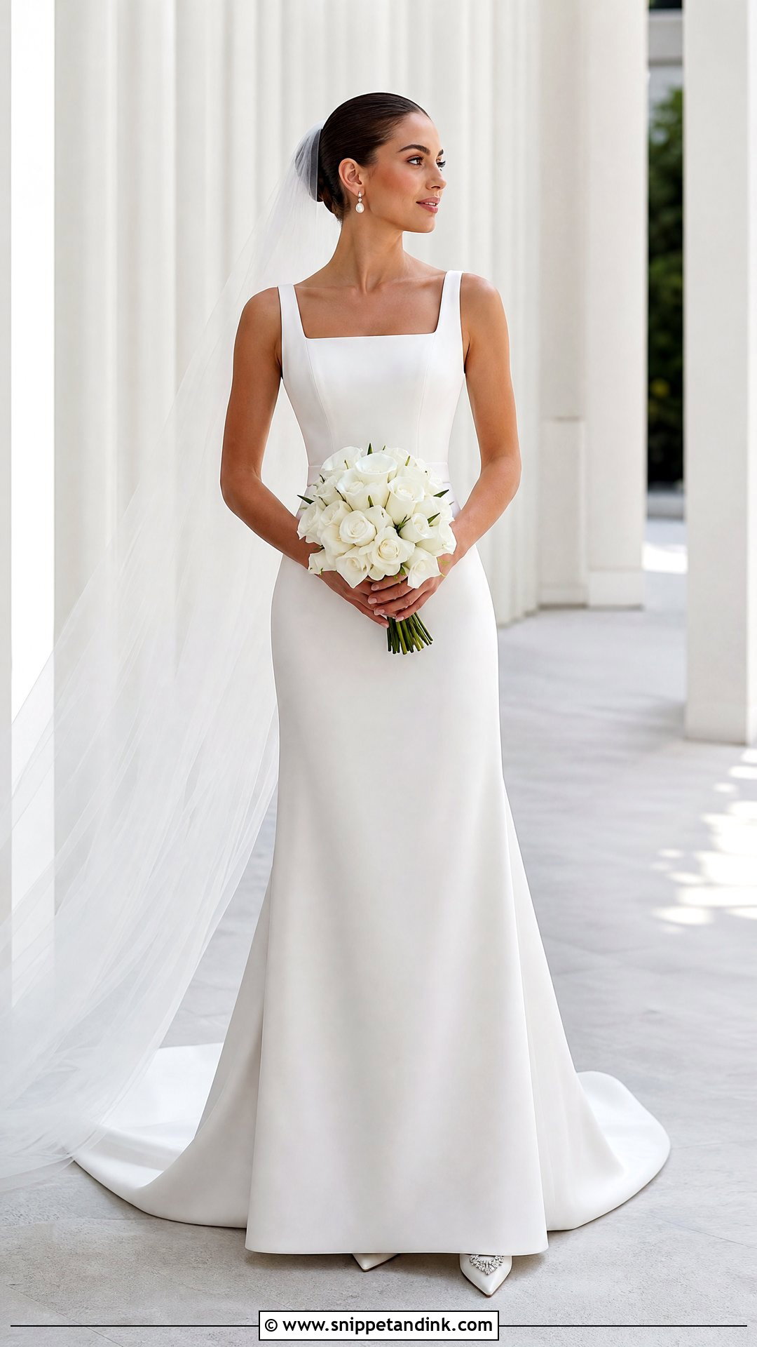 Randy Fenoli Square Neck Wedding Dress - Snippet and Ink - 25 Randy Fenoli Wedding Dress Ideas