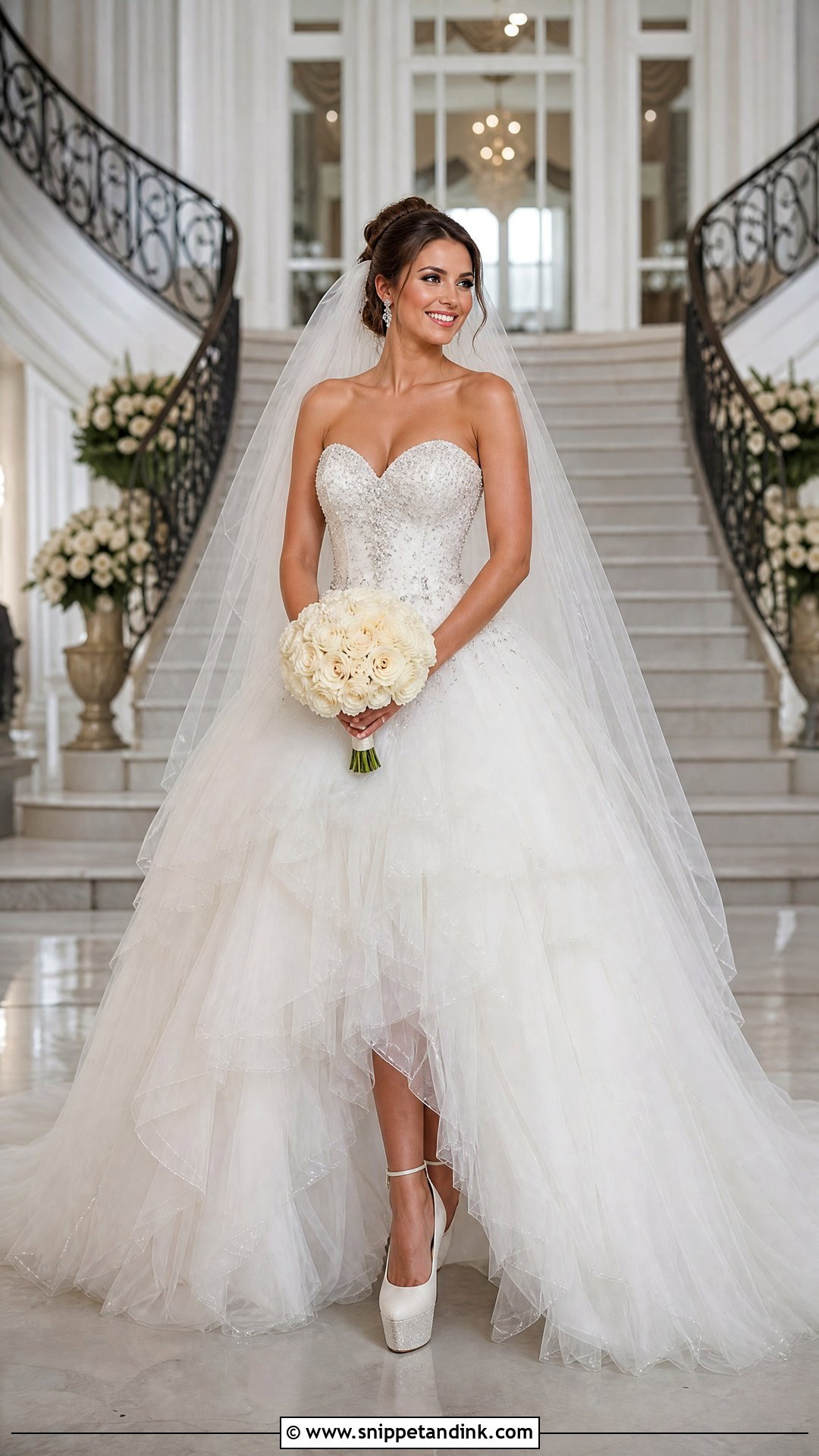 Randy Fenoli Tiered Princess Ball Gown - Snippet and Ink - 20 Randy Fenoli Wedding Dress Collection Ideas