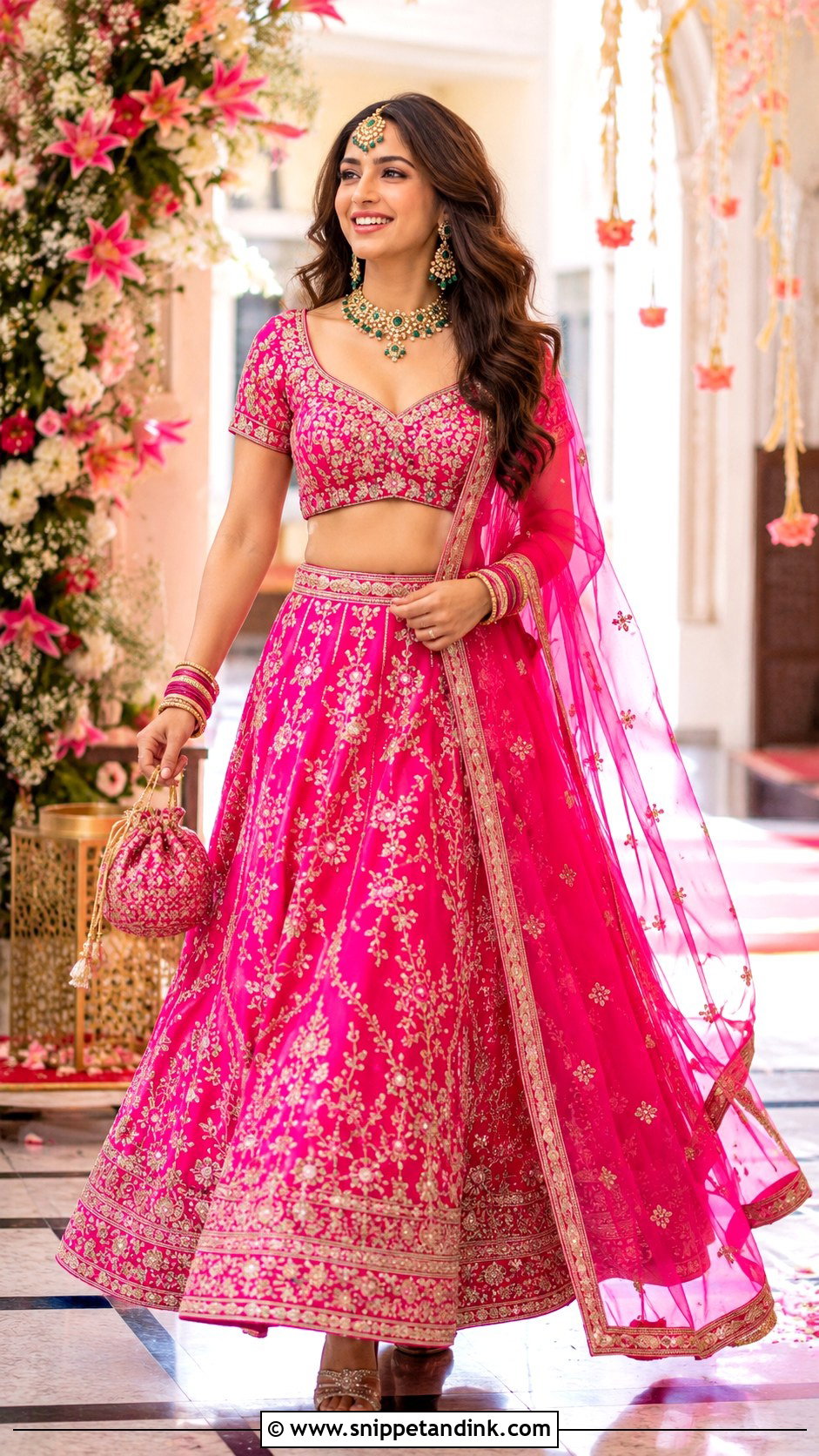 Rani Pink Lehenga Outfit - Snippet and Ink - 25 New Indian Wedding Dress Ideas
