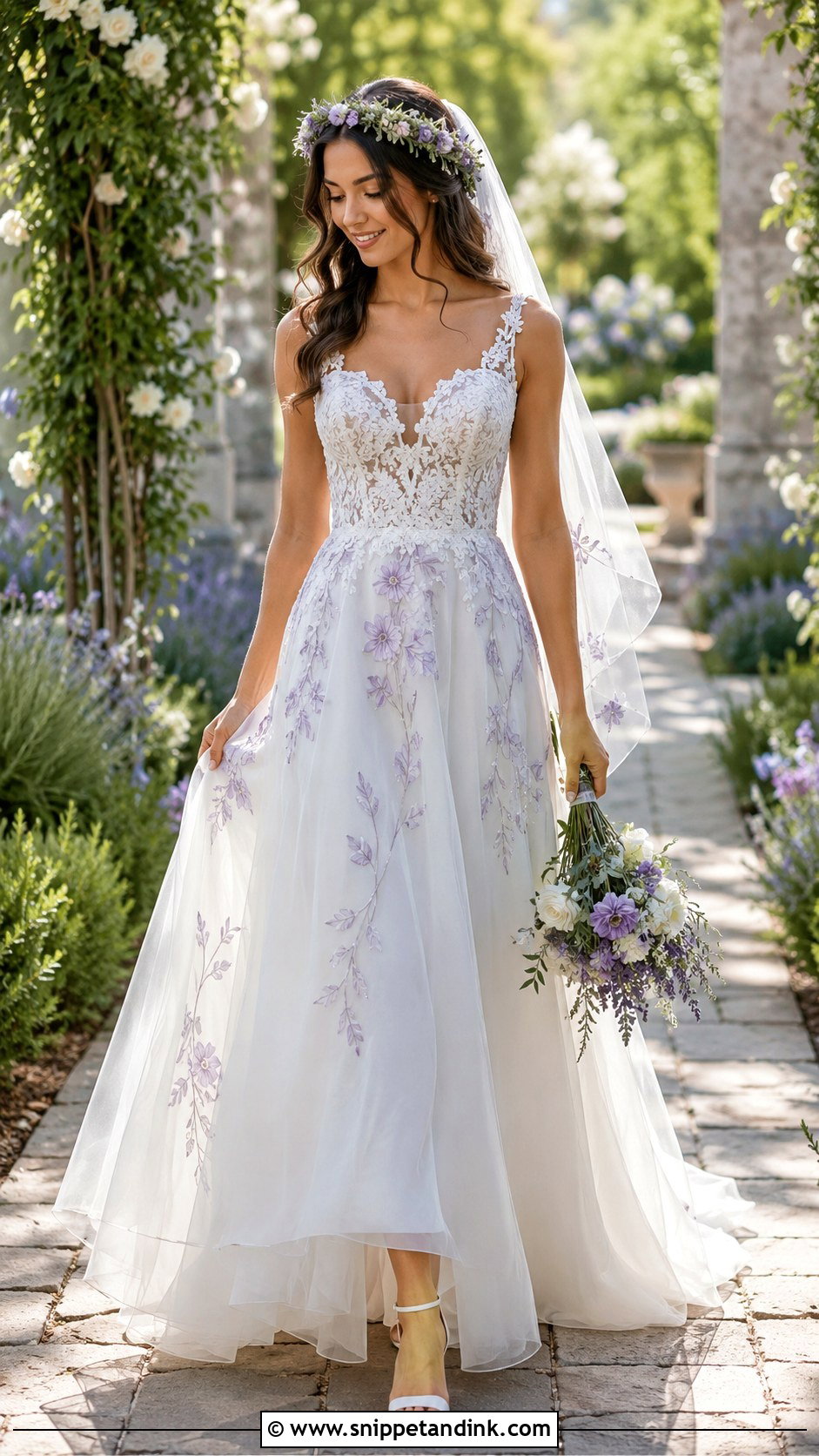 Rapunzel A Line Wedding Dress - Snippet and Ink - 25 Rapunzel Wedding Dress Ideas