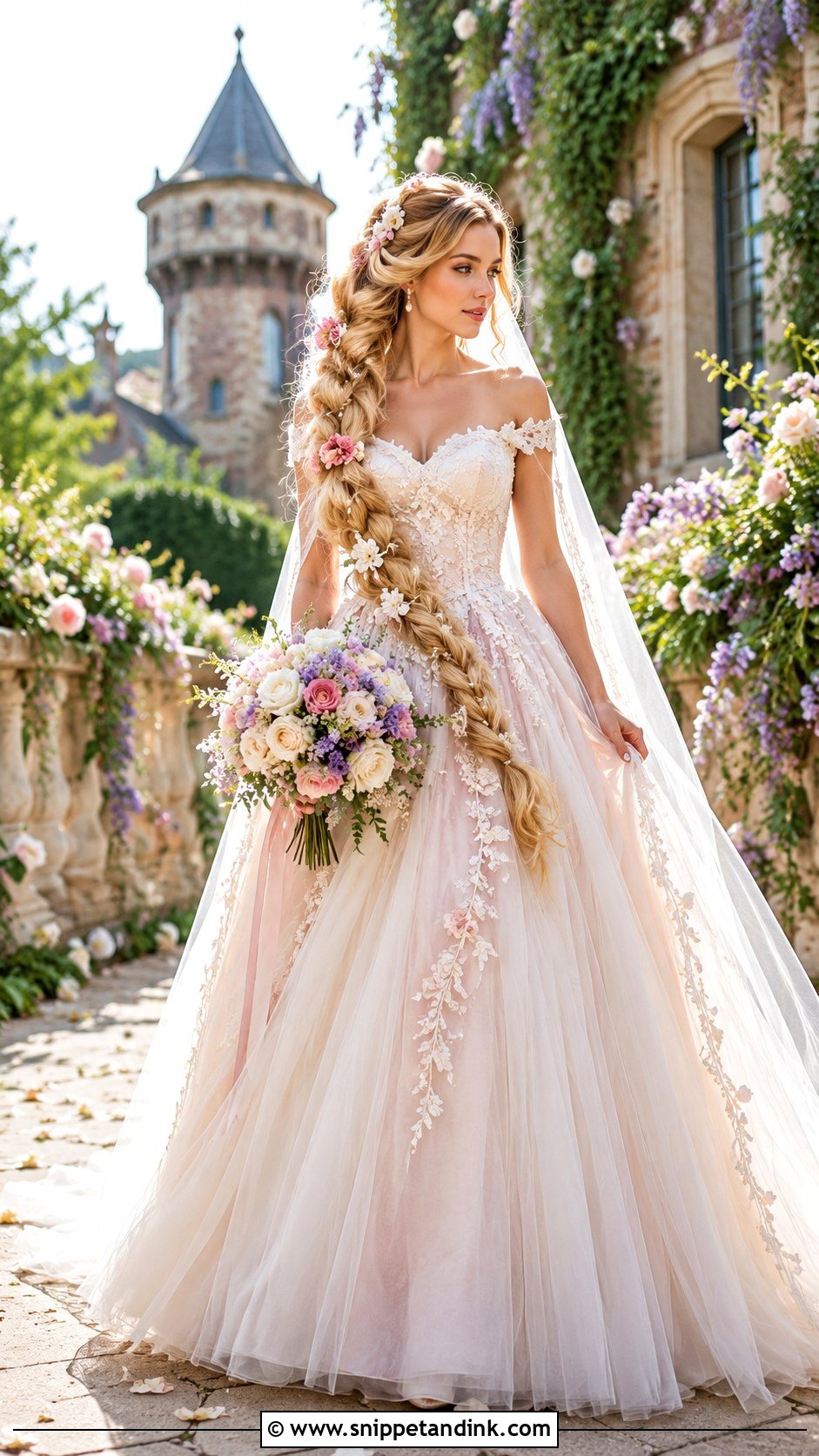 Rapunzel Fairytale Wedding Dress - Snippet and Ink - 25 Rapunzel Wedding Dress Ideas