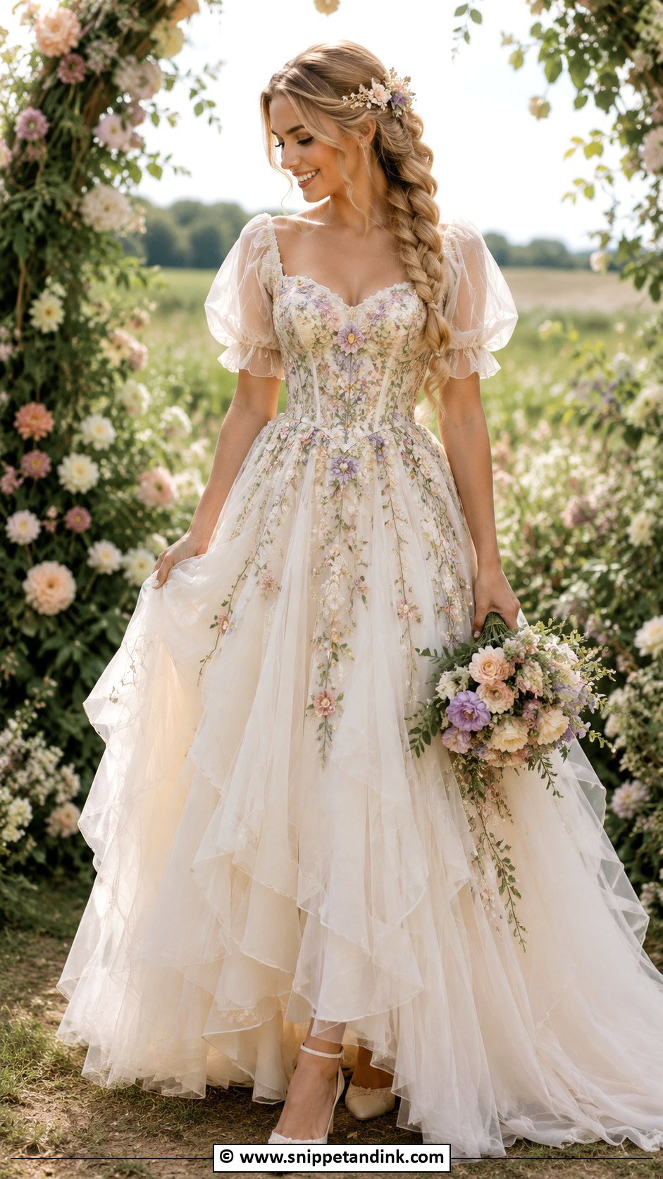Rapunzel Princess Wedding Dress - Snippet and Ink - 35 Princess Wedding Dress Ideas