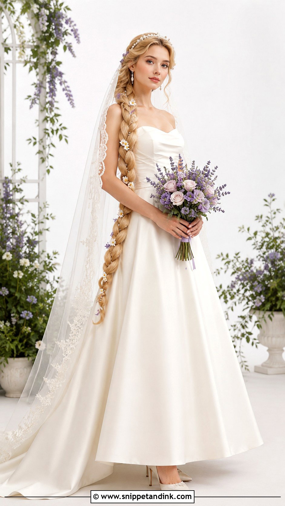 Rapunzel Simple Wedding Dress - Snippet and Ink - 25 Rapunzel Wedding Dress Ideas