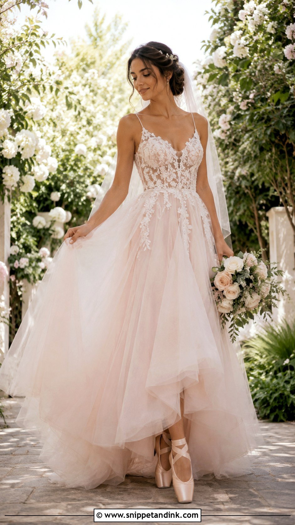 Rapunzel Tulle Wedding Dress - Snippet and Ink - 25 Rapunzel Wedding Dress Ideas