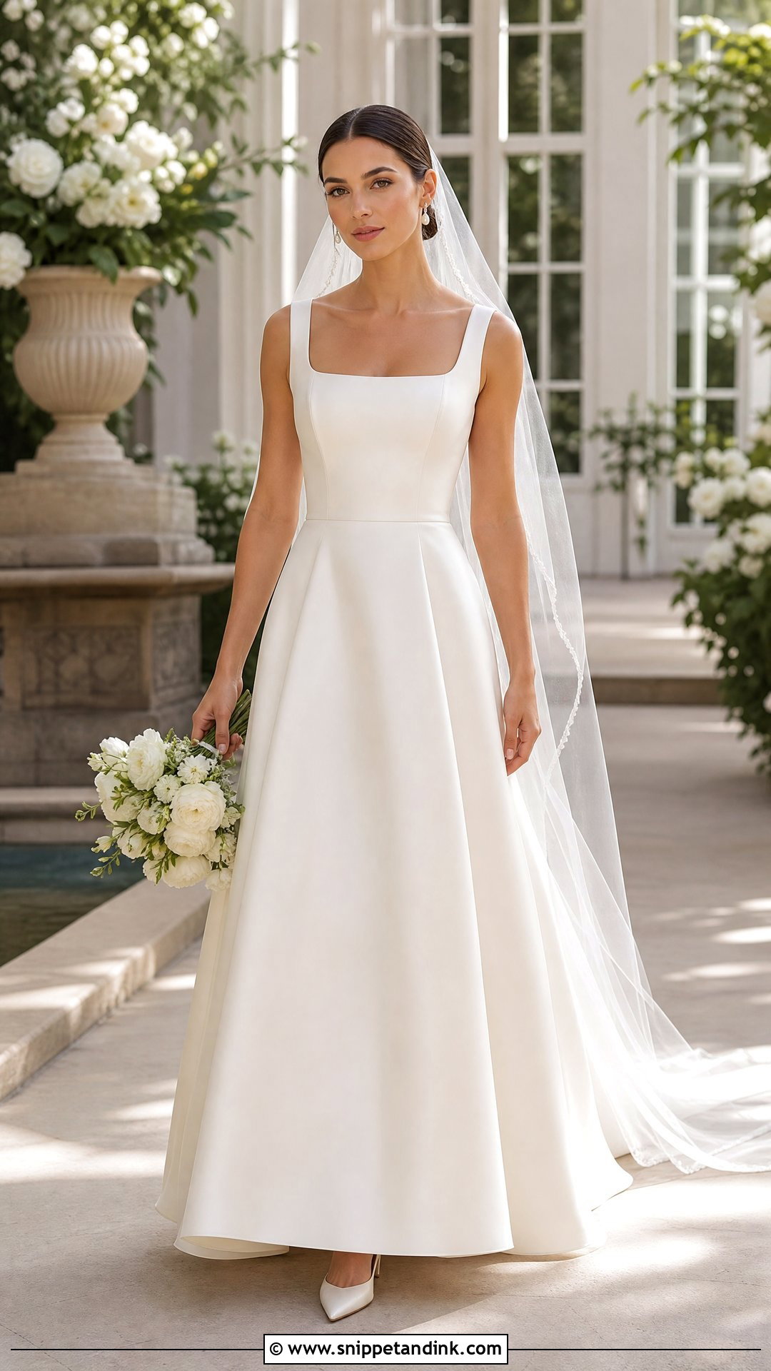 Raw Silk A Line Wedding Dress - Snippet and Ink - 20 Raw Silk Wedding Dress Ideas