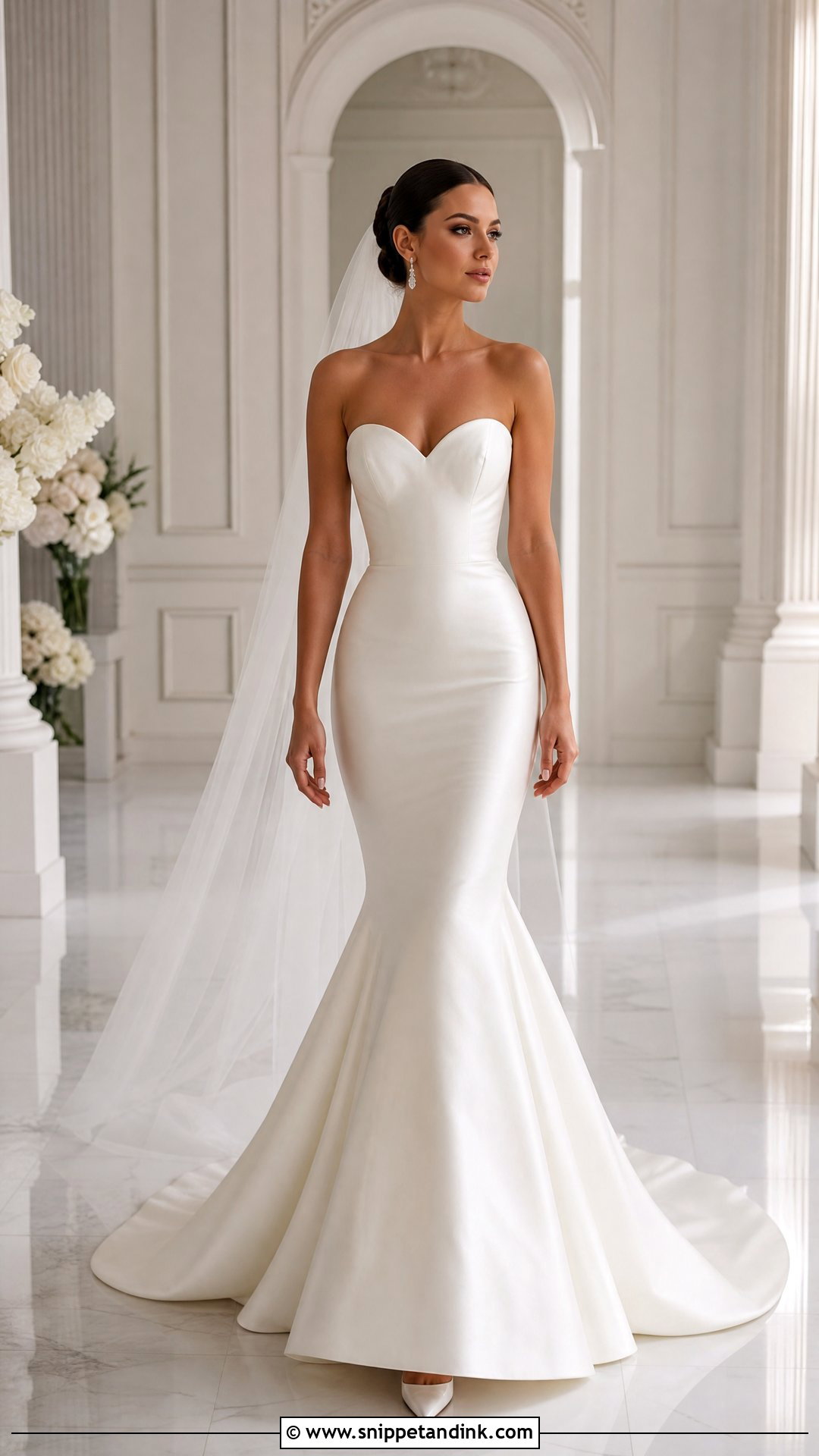 Raw Silk Mermaid Wedding Dress - Snippet and Ink - 20 Raw Silk Wedding Dress Ideas