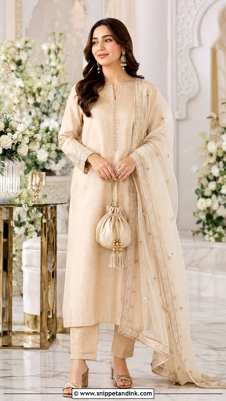 Raw Silk Nikkah Suit Outfit - Snippet and Ink - 25 Simple Nikkah Outfit Ideas