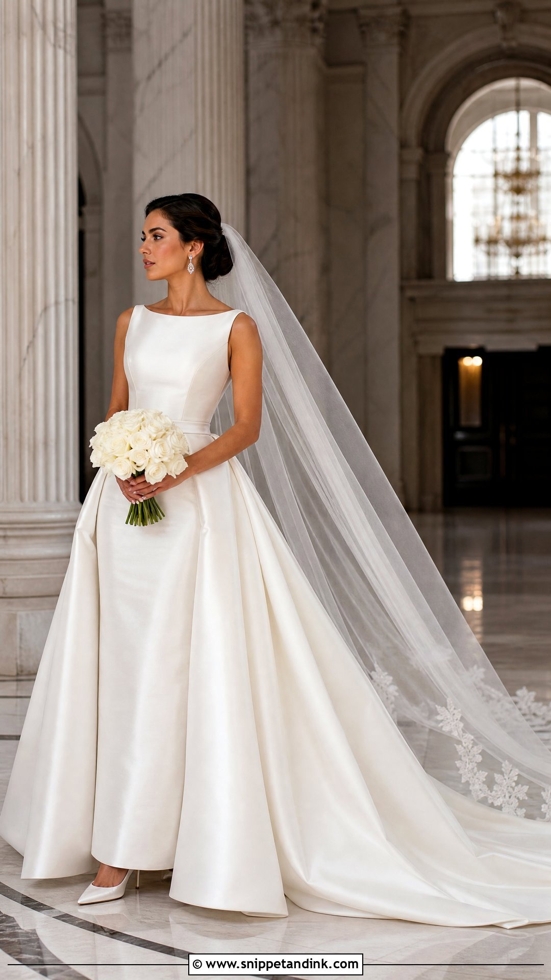 Raw Silk Wedding Dress With Detachable Overskirt - Snippet and Ink - 20 Raw Silk Wedding Dress Ideas