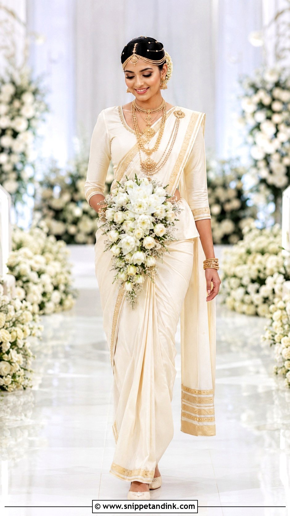 Ready Made Kandyan Bride With Modern Tailoring - Snippet and Ink - 20 Kandian Bride Ideas