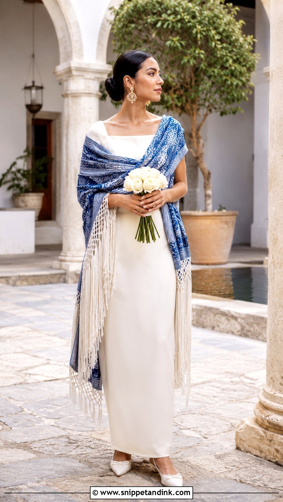 Rebozo Mexican Wedding Dress - Snippet and Ink - 20 Mexican Inspired Wedding Dress Ideas