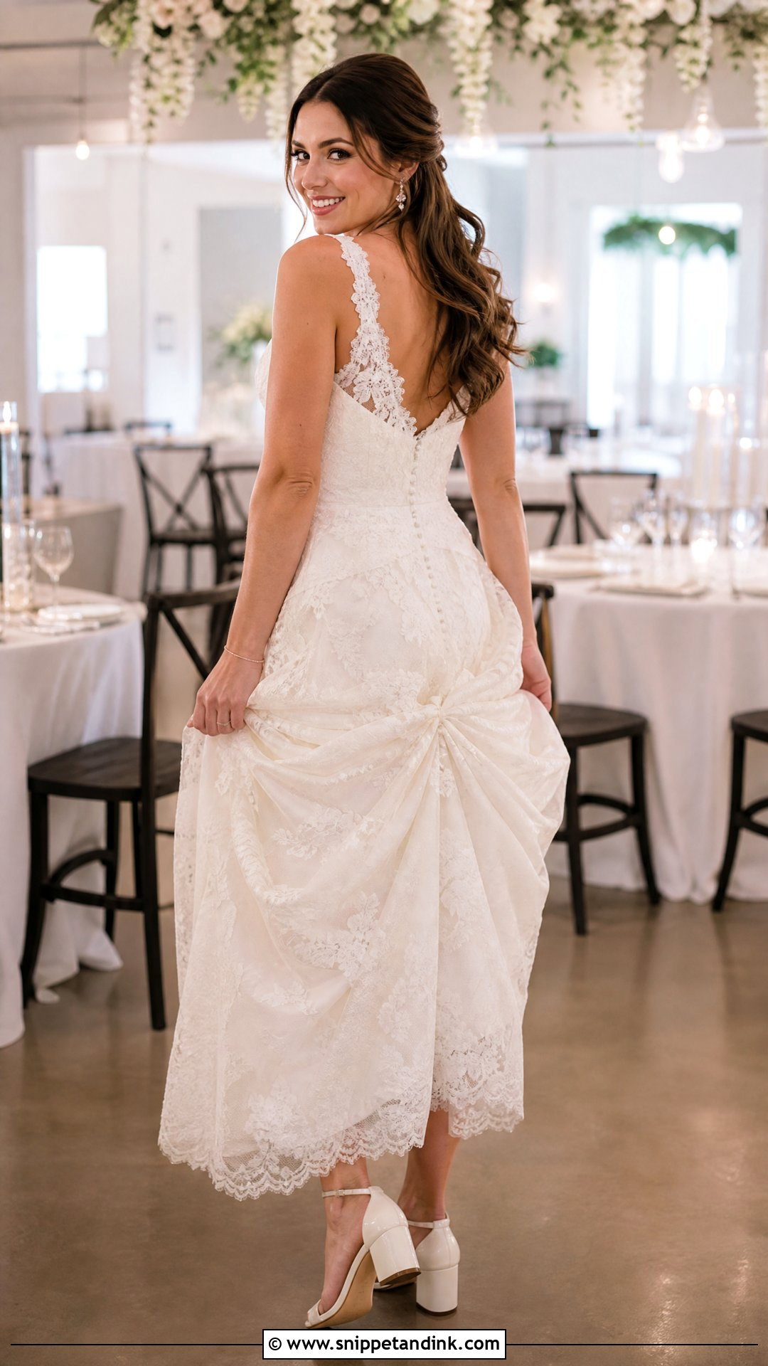 Reception Bustle Wedding Dress - Snippet and Ink - 25 Wedding Dress Bustle Ideas