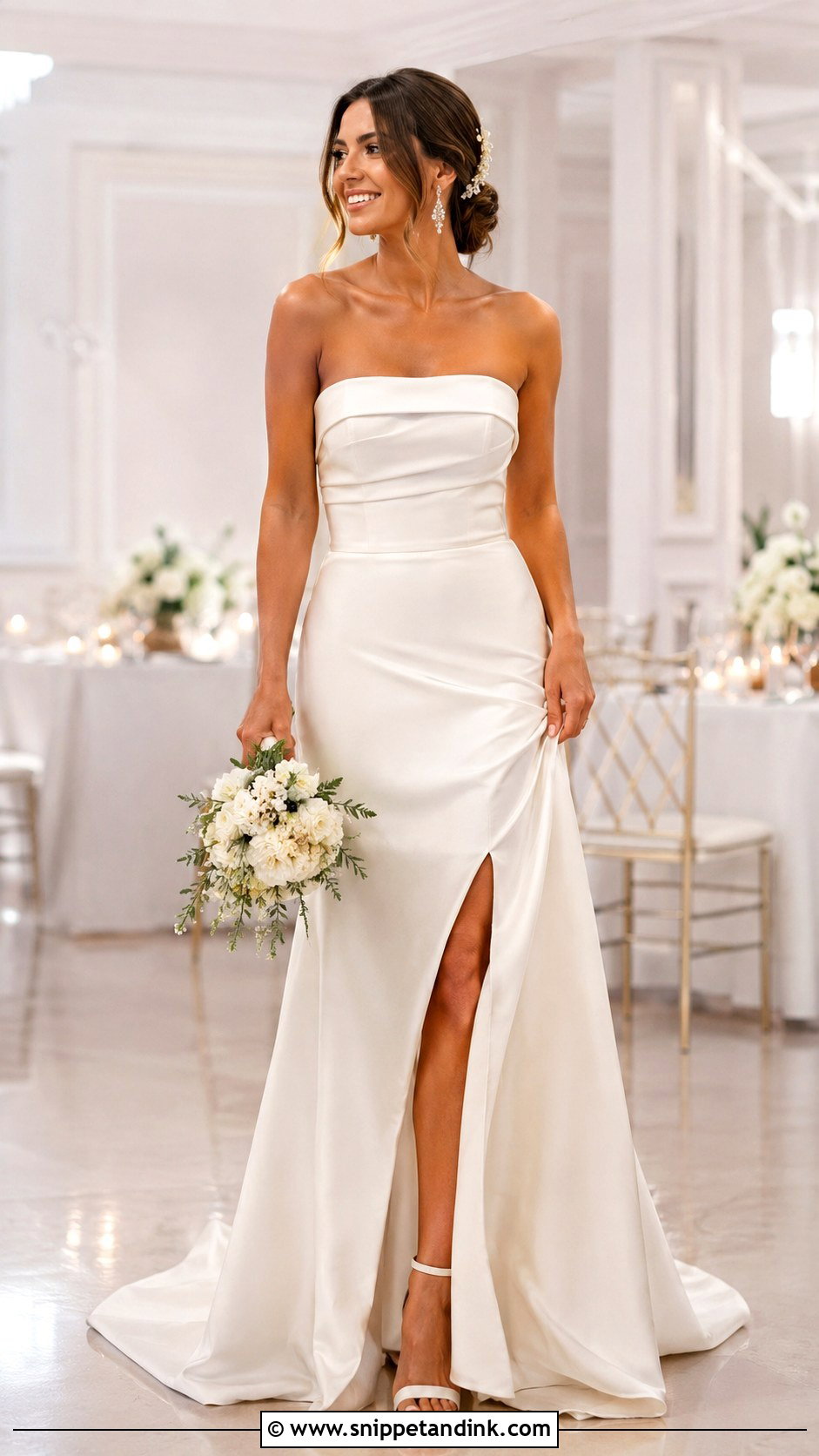 Reception Detachable Sleeves Wedding Dress - Snippet and Ink - 25 Detachable Sleeves Wedding Dress