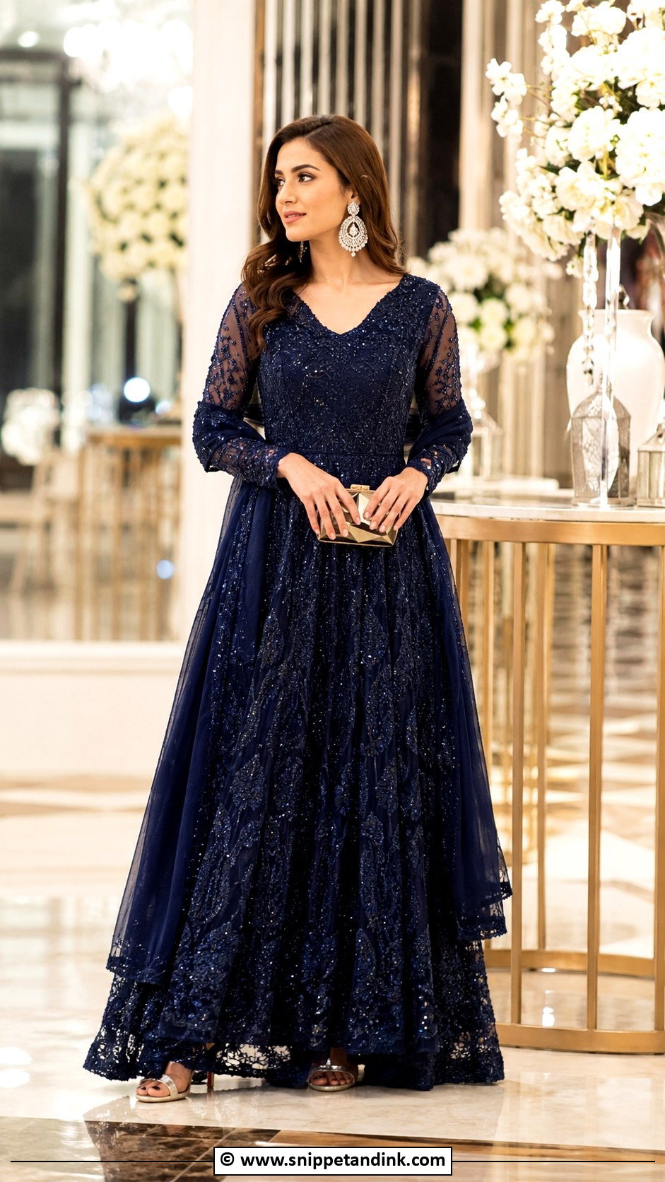 Reception Gown Shaadi Outfit - Snippet and Ink - 30 Shaadi Outfits