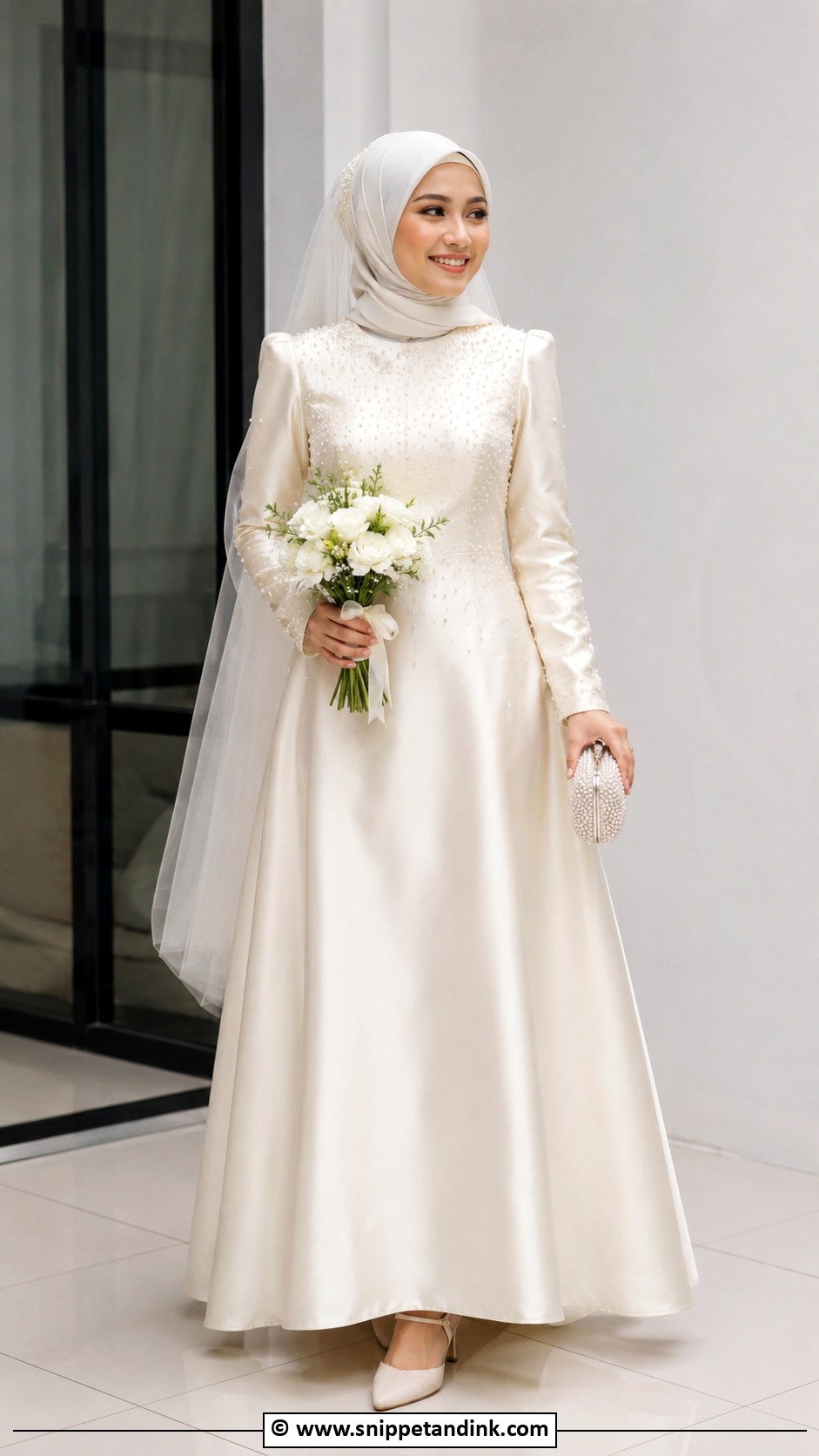 Reception Muslimah Wedding Dress - Snippet and Ink - 30 Muslimah Wedding Dress Ideas